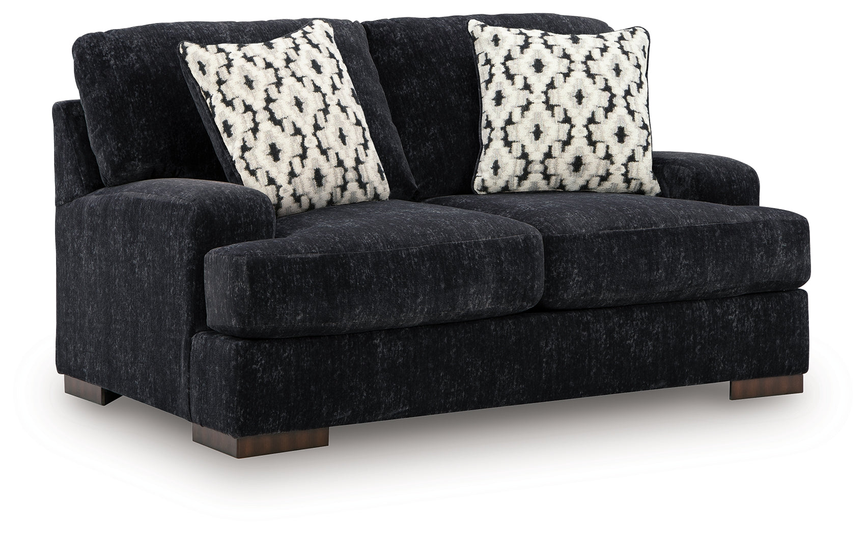 Whitmore Manor Black Pearl Loveseat - 8040435