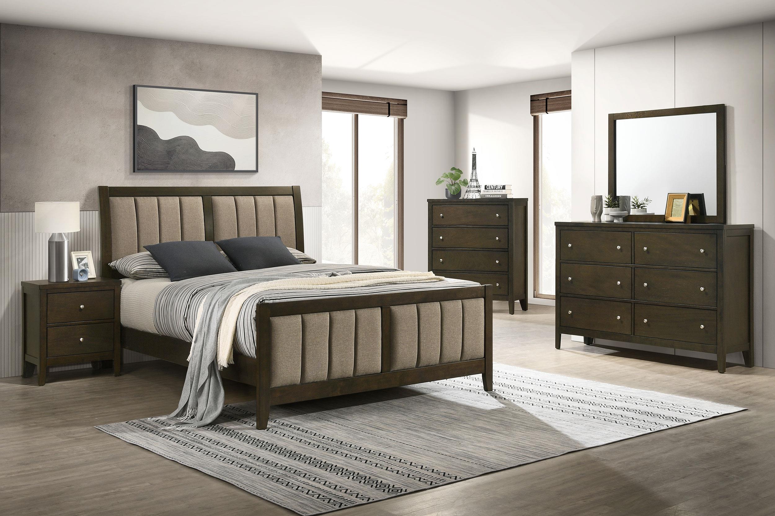 Wilkes 5-piece California King Bedroom Set Dark Cocoa - 224421KW-S5