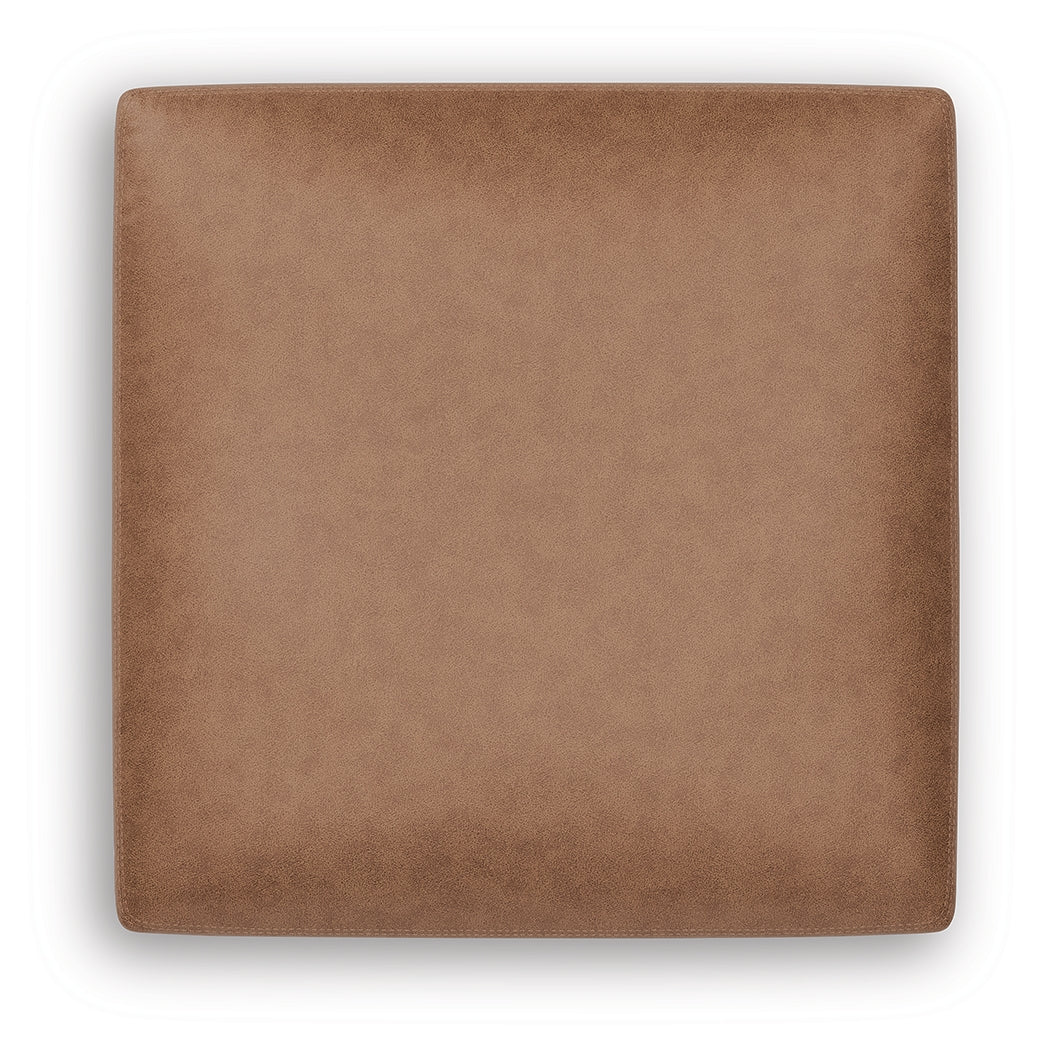 WillowBend Caramel Oversized Accent Ottoman - PC2770408