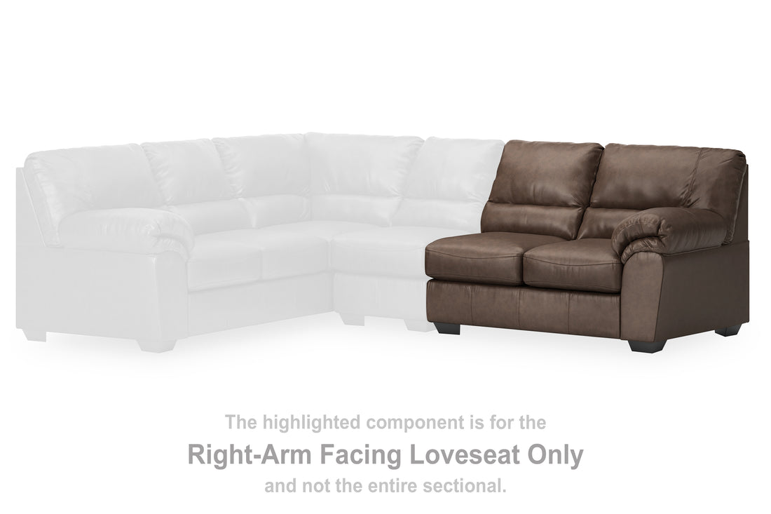 WillowBend Umber Right-Arm Facing Loveseat - PC2770556