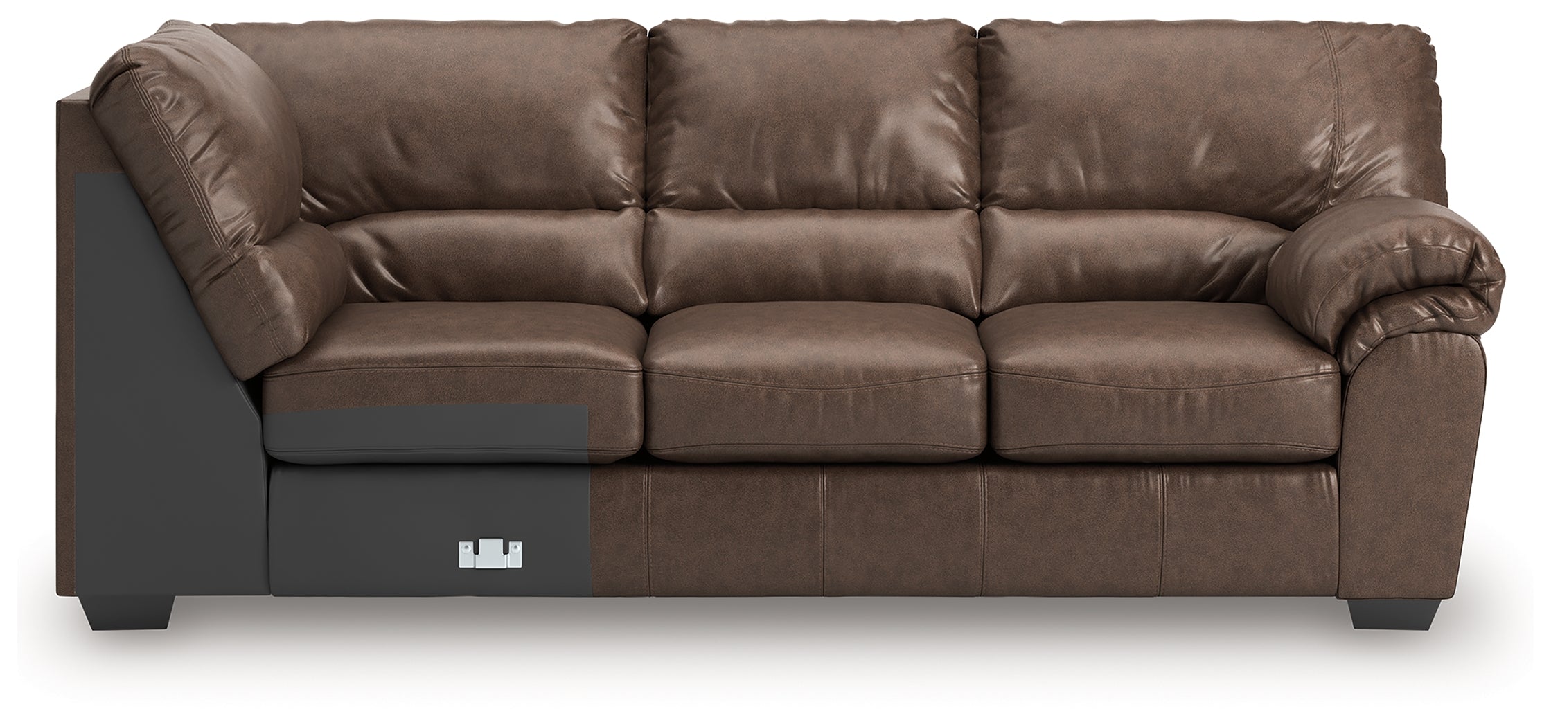 WillowBend Umber Right-Arm Facing Sofa with Corner Wedge - PC2770567