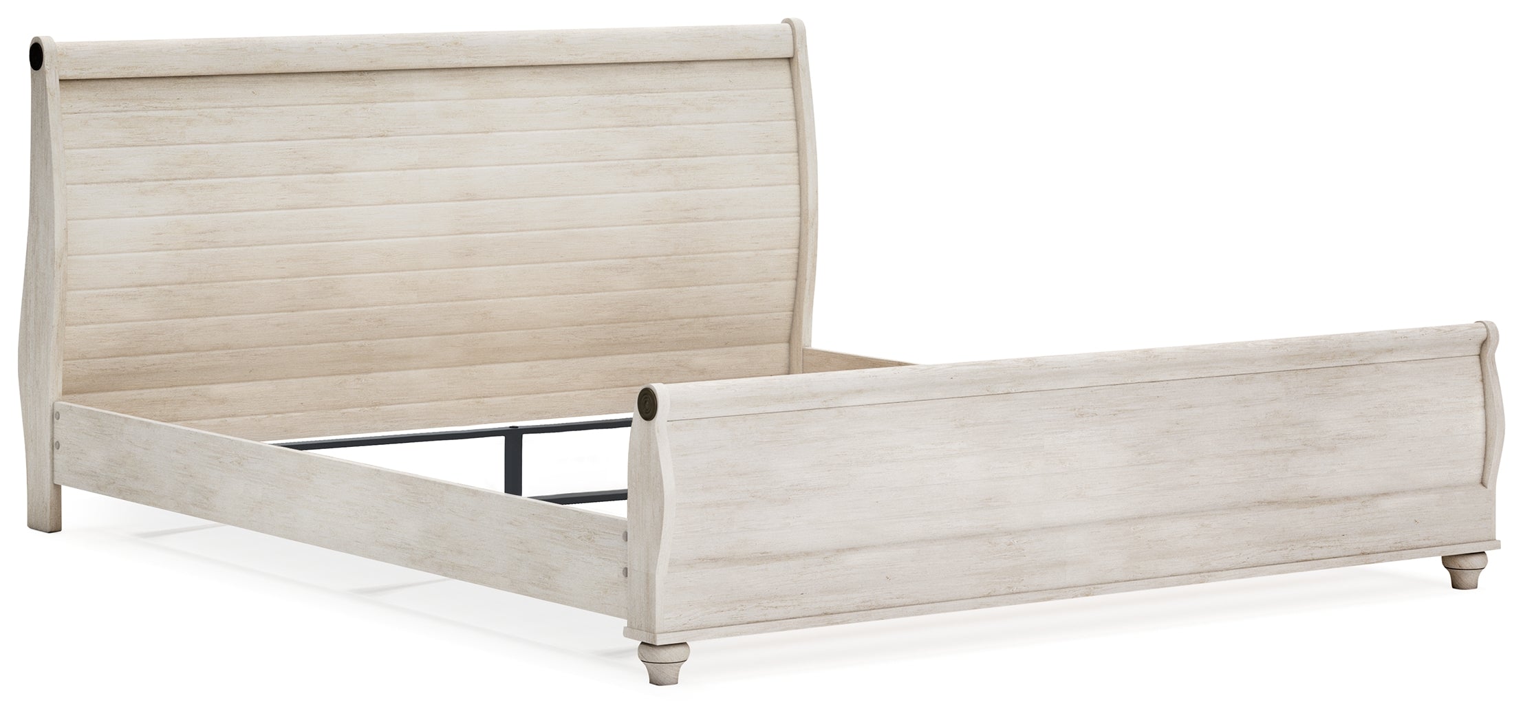 Willowton Whitewash Queen Bed, Dresser, Mirror and Chest - B267B58