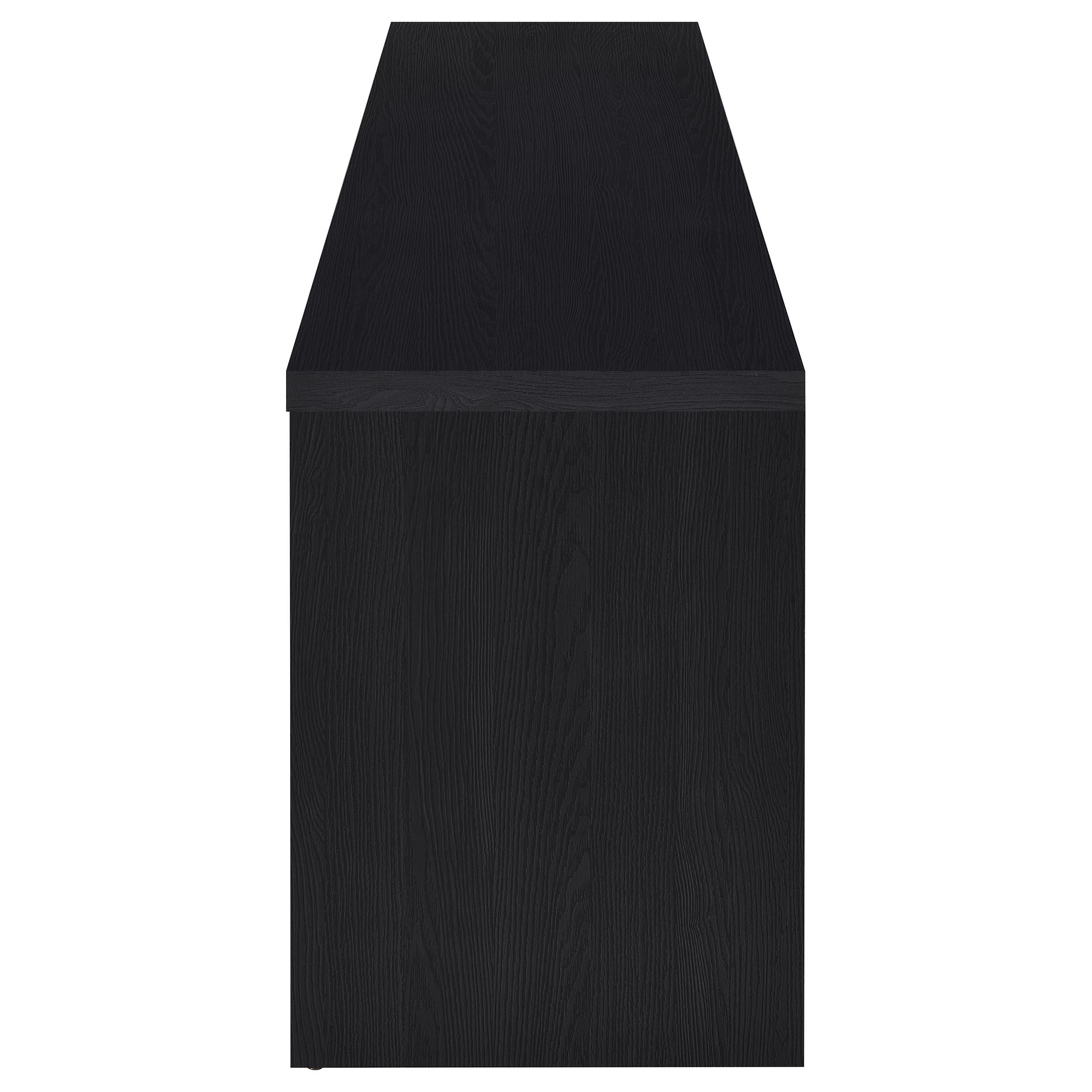 Winfield 3-piece Entertainment Center 60-inch TV Stand Black - 706222-SET