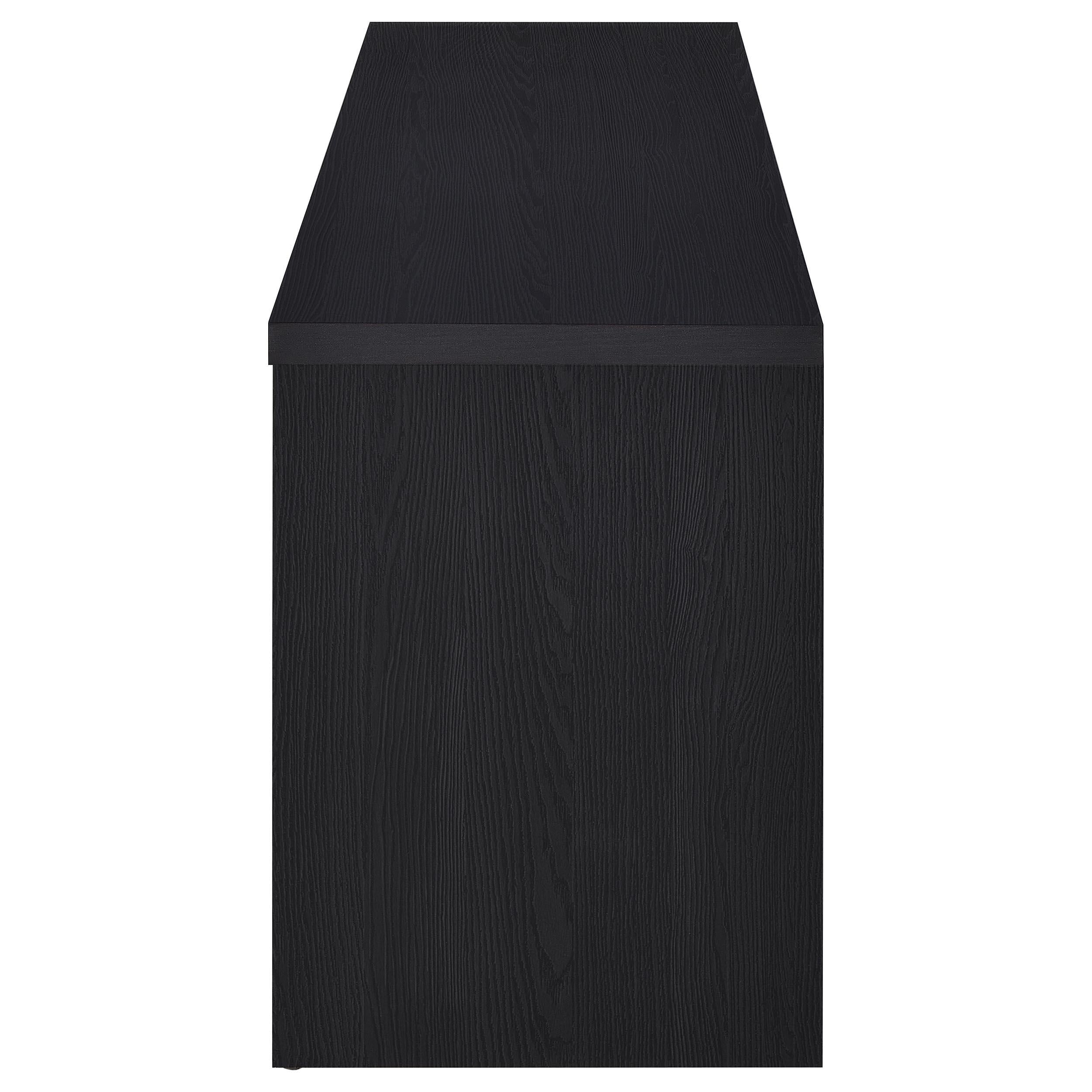 Winfield 3-piece Entertainment Center 78-inch TV Stand Black - 706223-SET