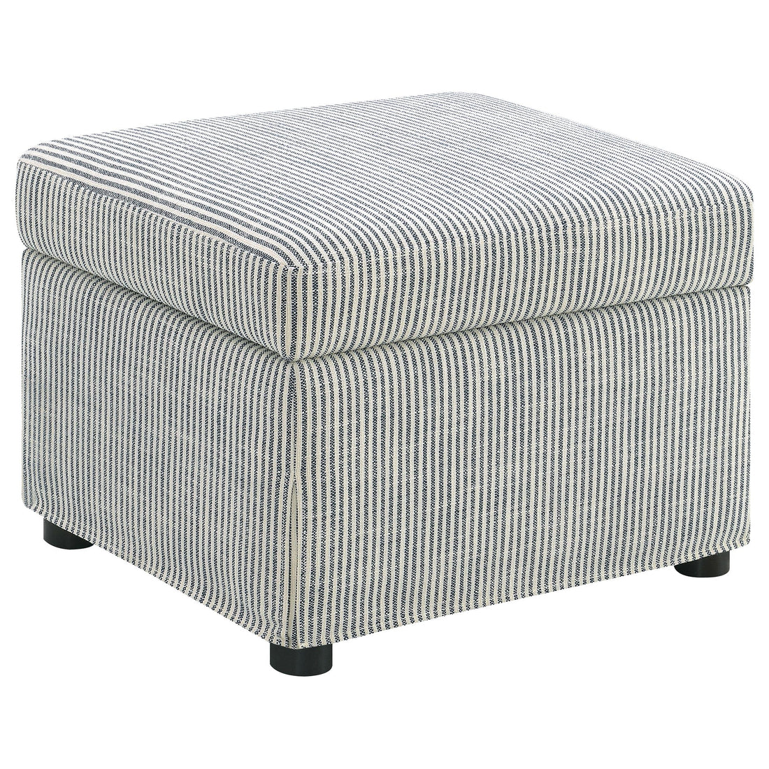 Winter Upholstered Hydraulic Lift Top Storage Ottoman Grey - 904138