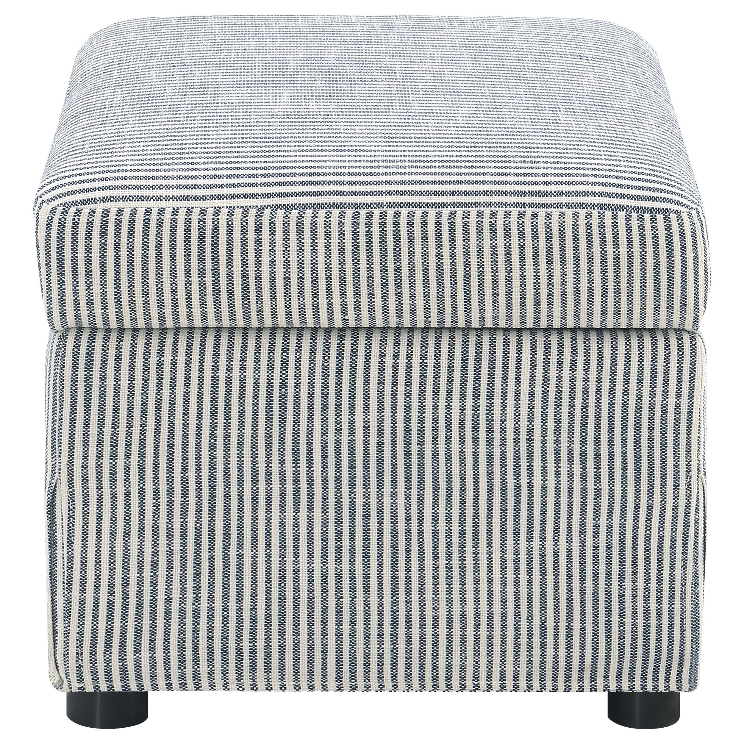 Winter Upholstered Hydraulic Lift Top Storage Ottoman Grey - 904138