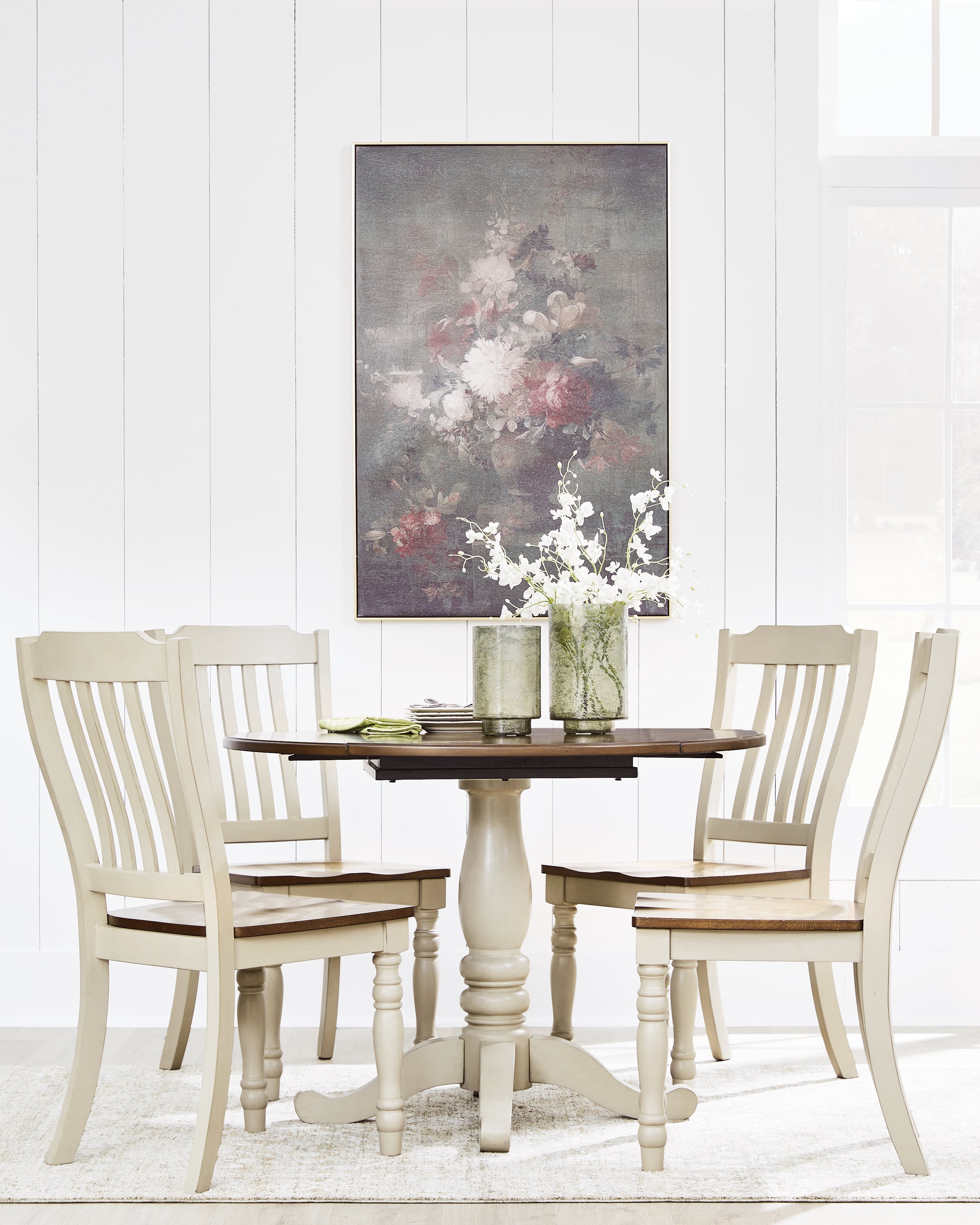 Wirloni Dining Table and 4 Chairs - PCD616D1