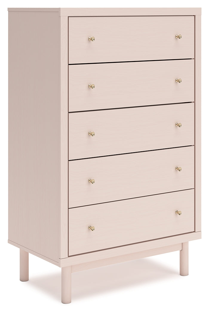 Wistenpine Blush Upholstered Youth Panel Bedroom Set from Ashley - Luna Furniture