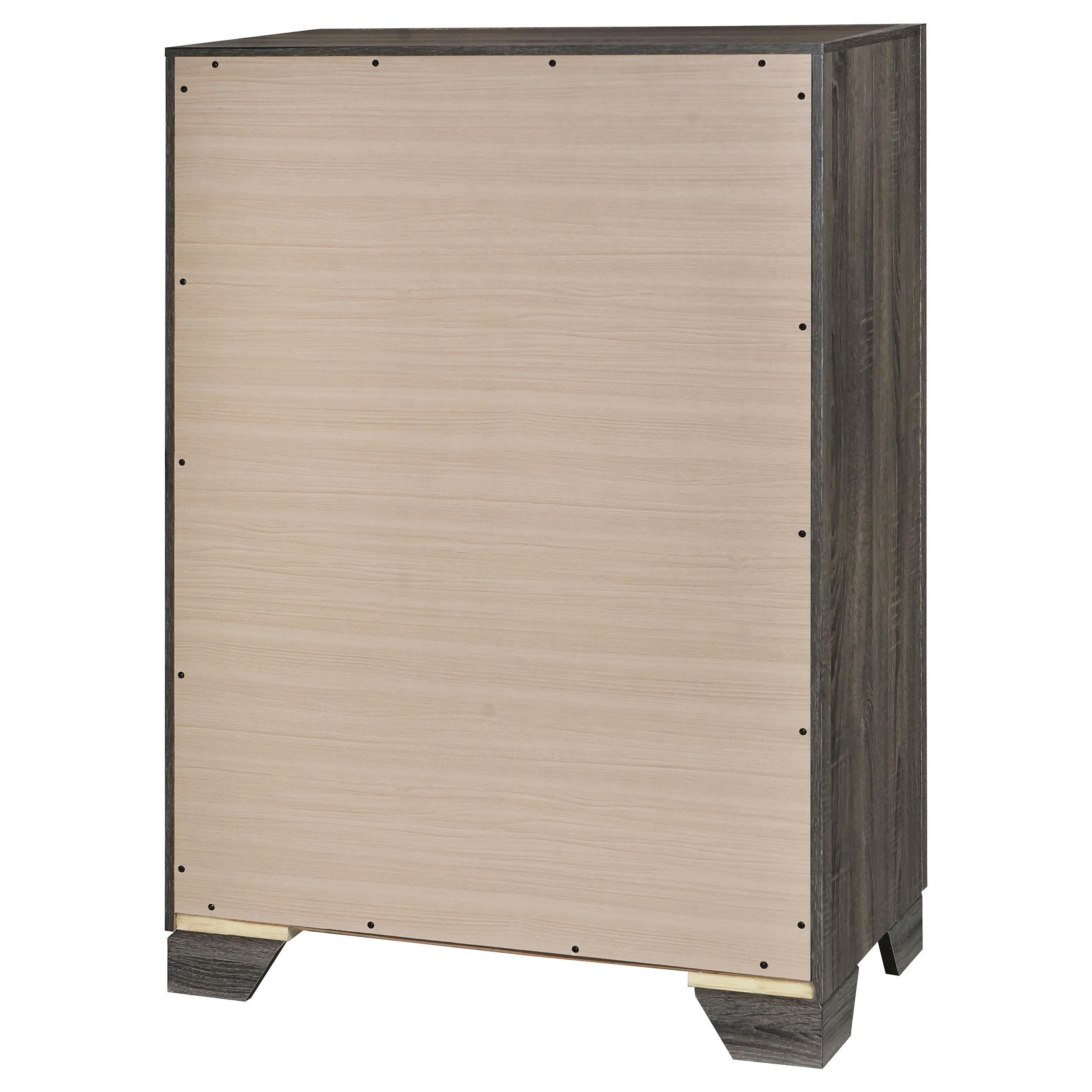 Wright 4-drawer Chest of Drawers Brown Oak - 223345