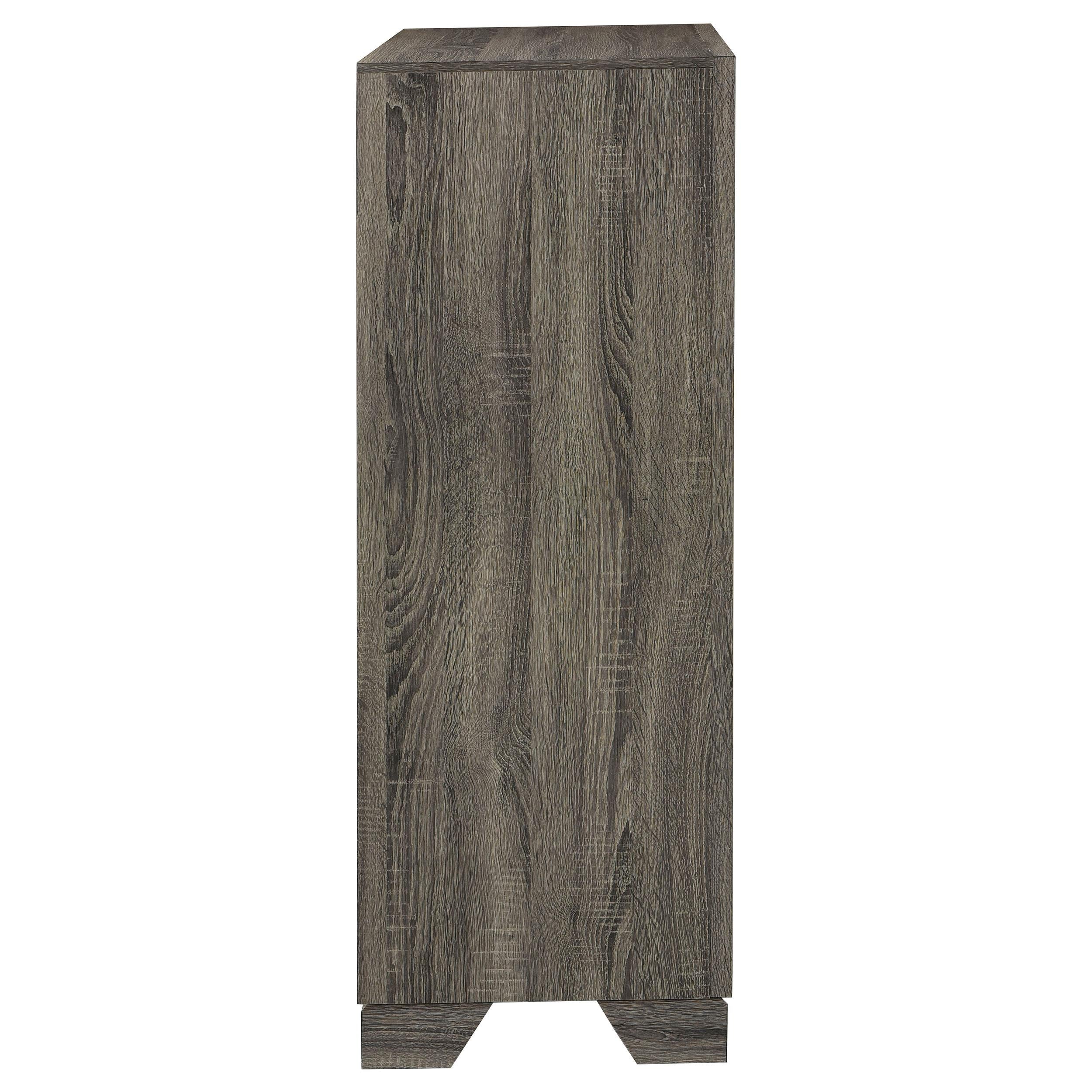 Wright 4-drawer Chest of Drawers Brown Oak - 223345