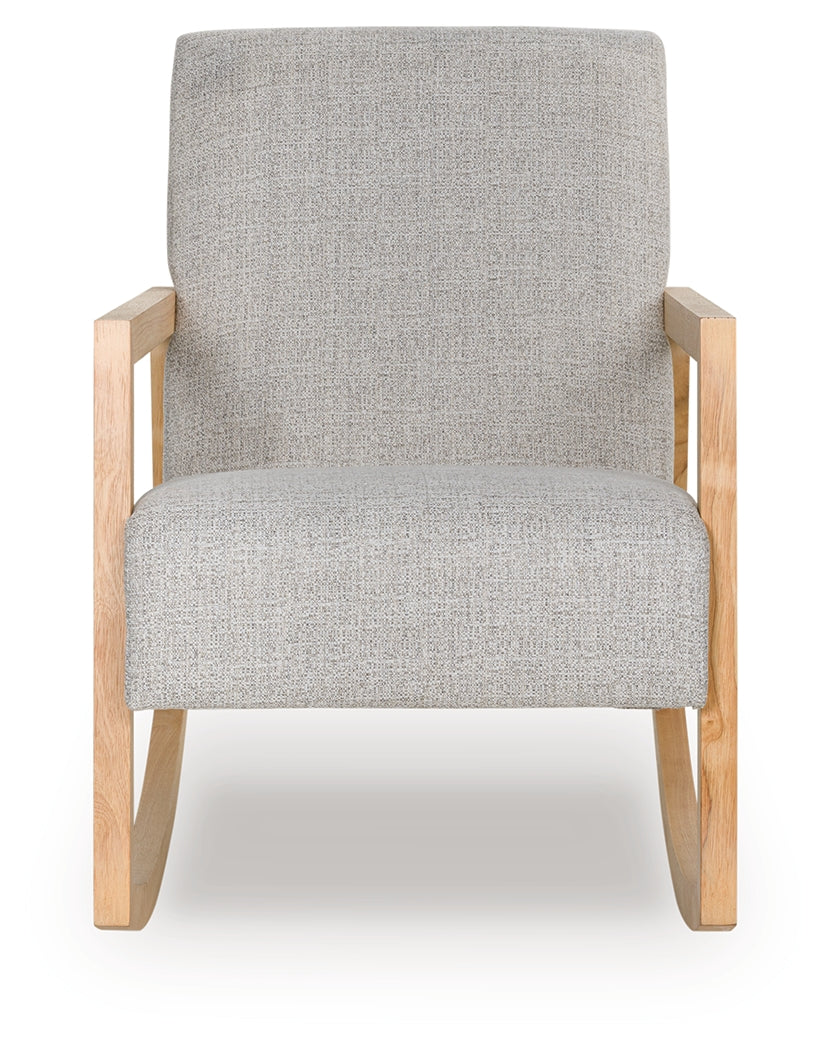 Wychworth Gray/Natural Accent Chair - A3000745
