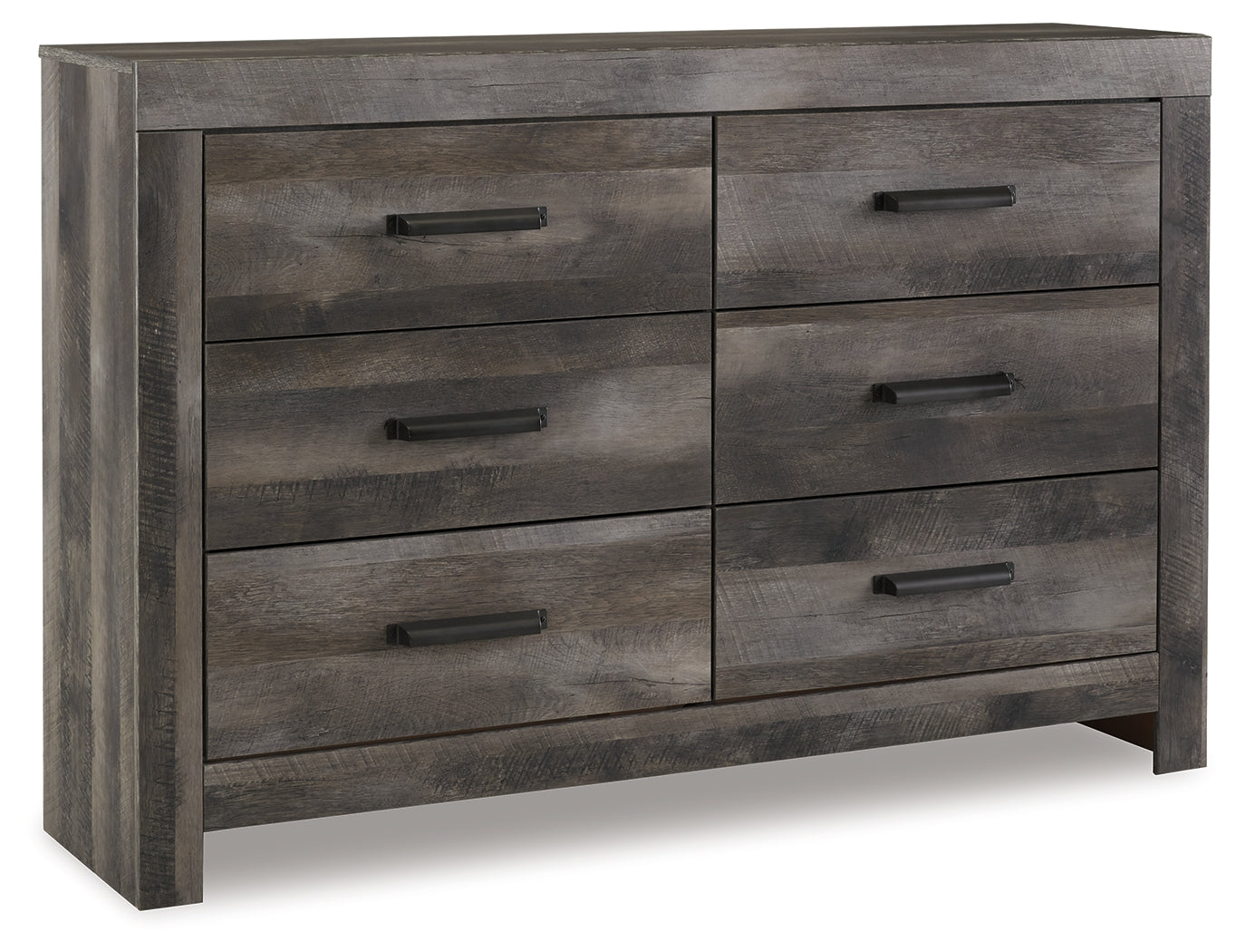 Wynnlow King Crossbuck Panel Bed with Dresser in Gray - PKG000722