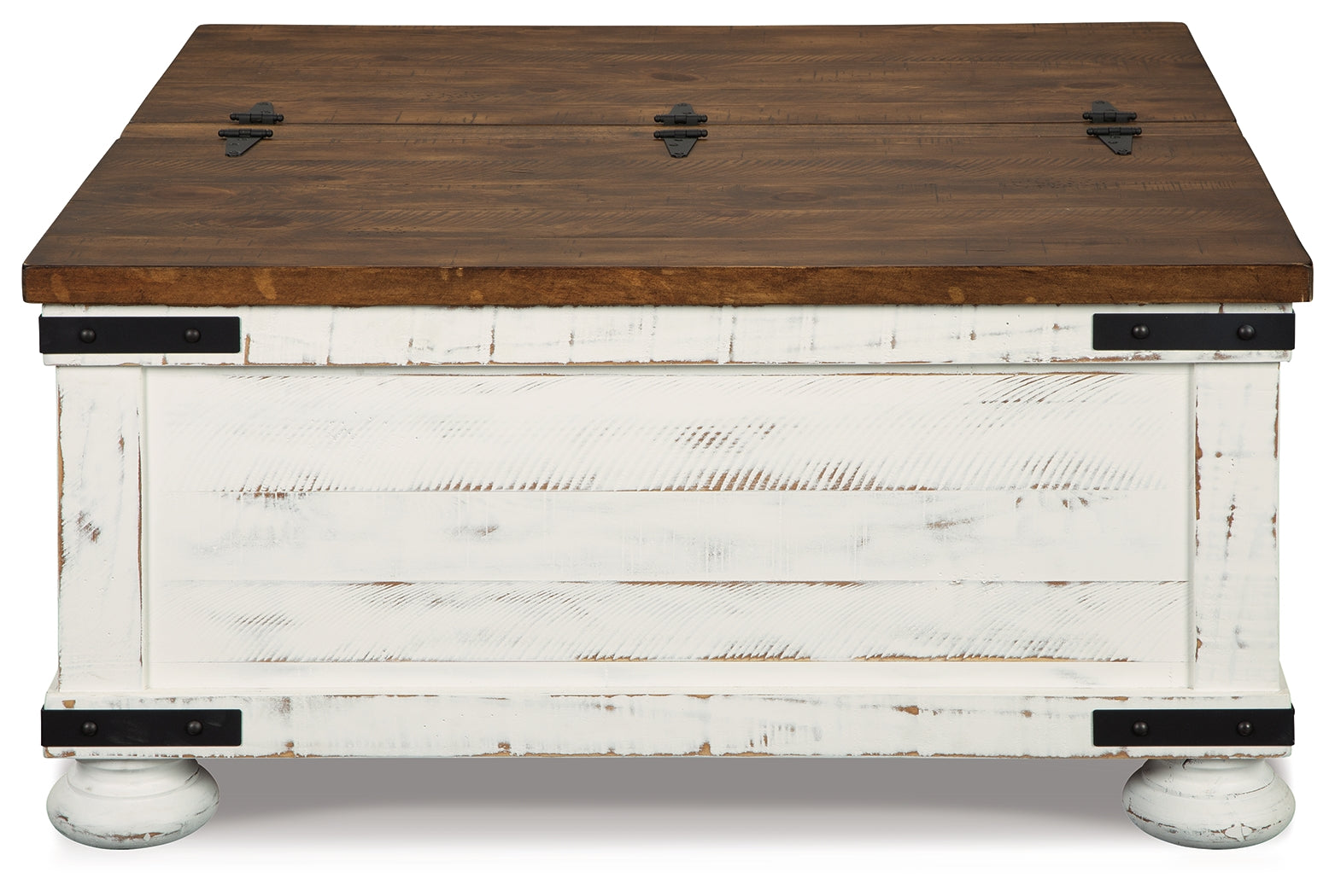 Wystfield White/Brown Coffee Table and 2 End Tables - T459T3