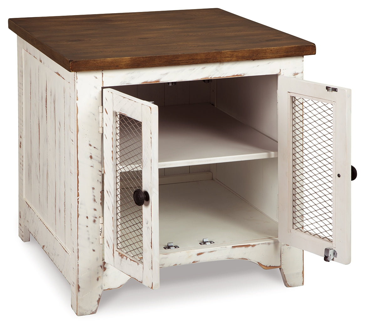 Wystfield White/Brown Coffee Table and 2 End Tables - T459T3