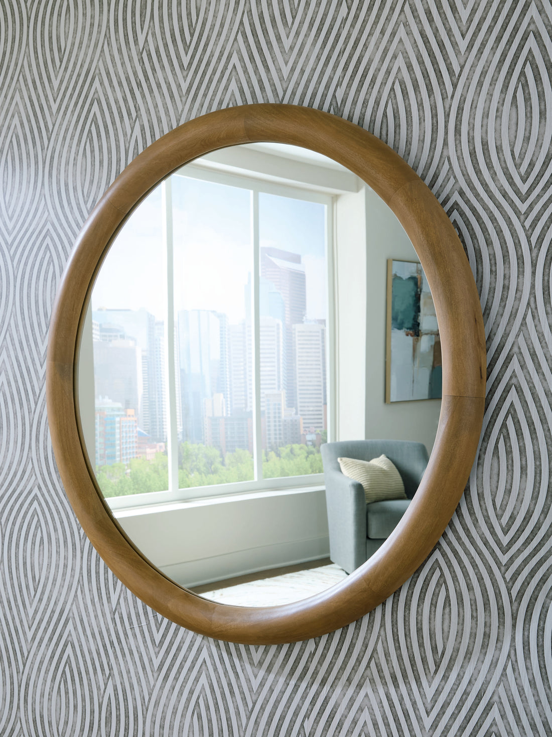 Yadiel Brown Accent Mirror - A8010426