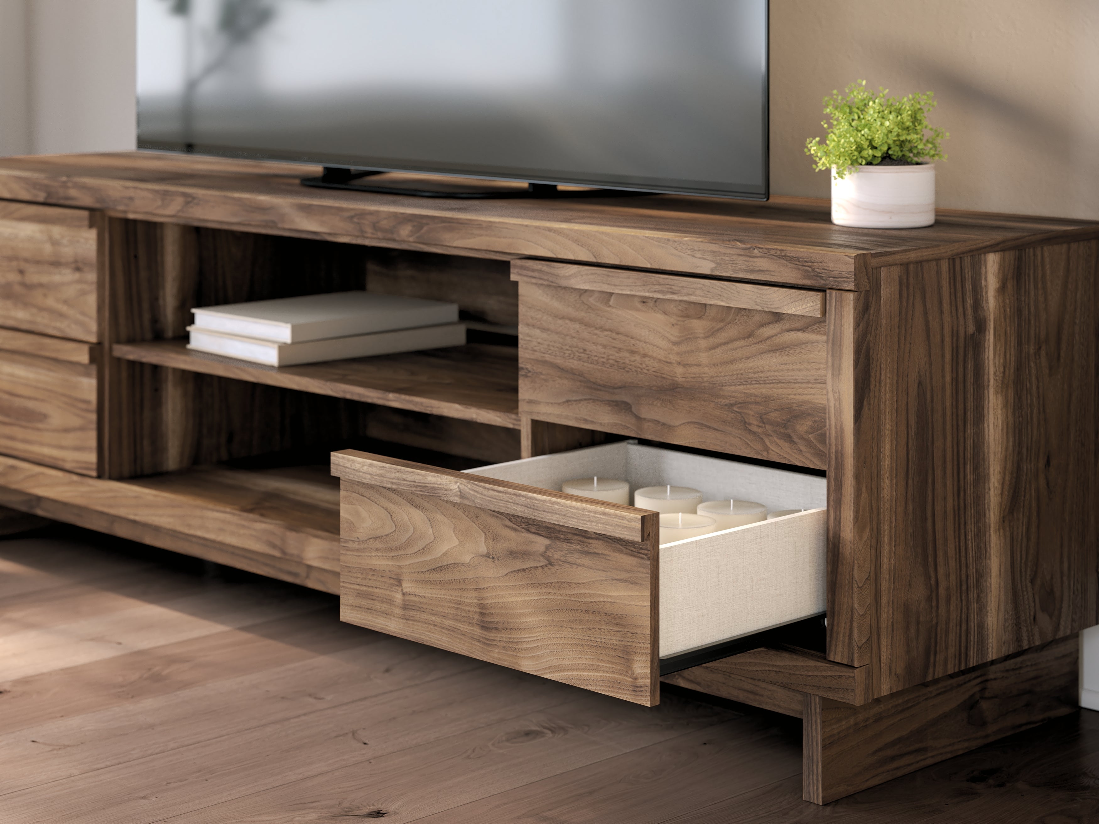Zadilyn Brown 72" TV Stand - W3367-68