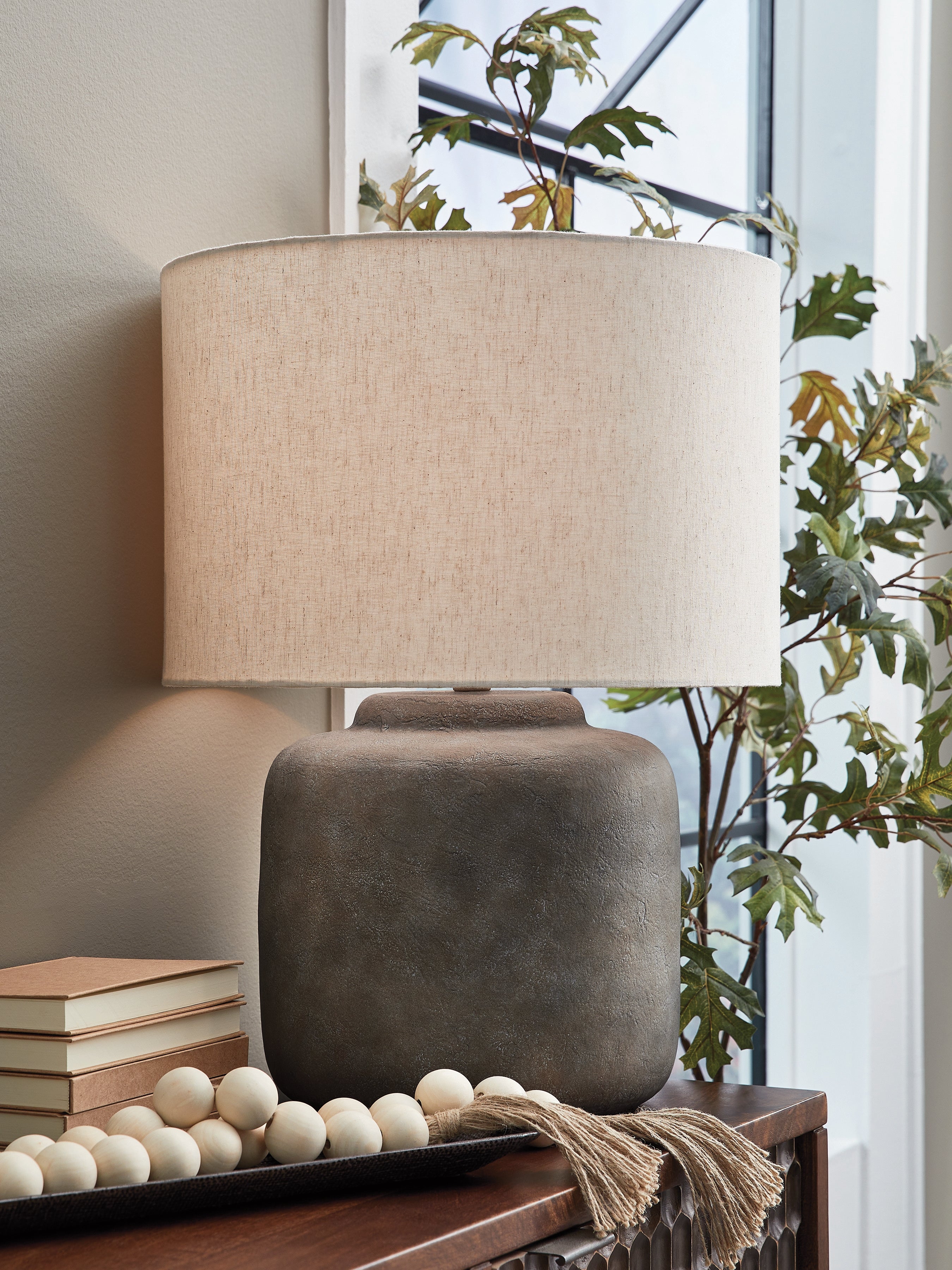 Zandophen Antique Gray Table Lamp - L207654
