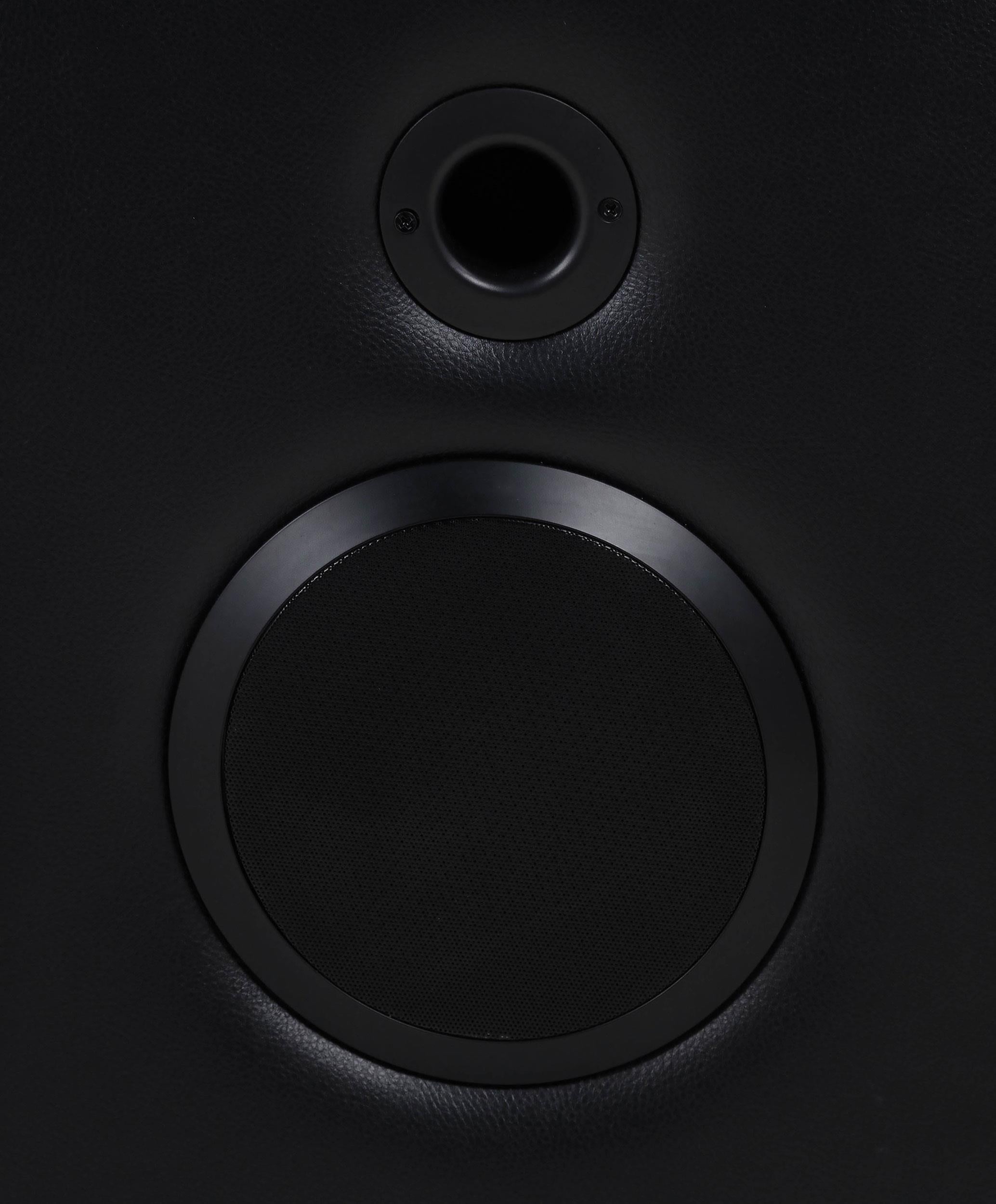 Zuma Faux Leather Dual Power Reclining LED Loveseat Black - 603252PP