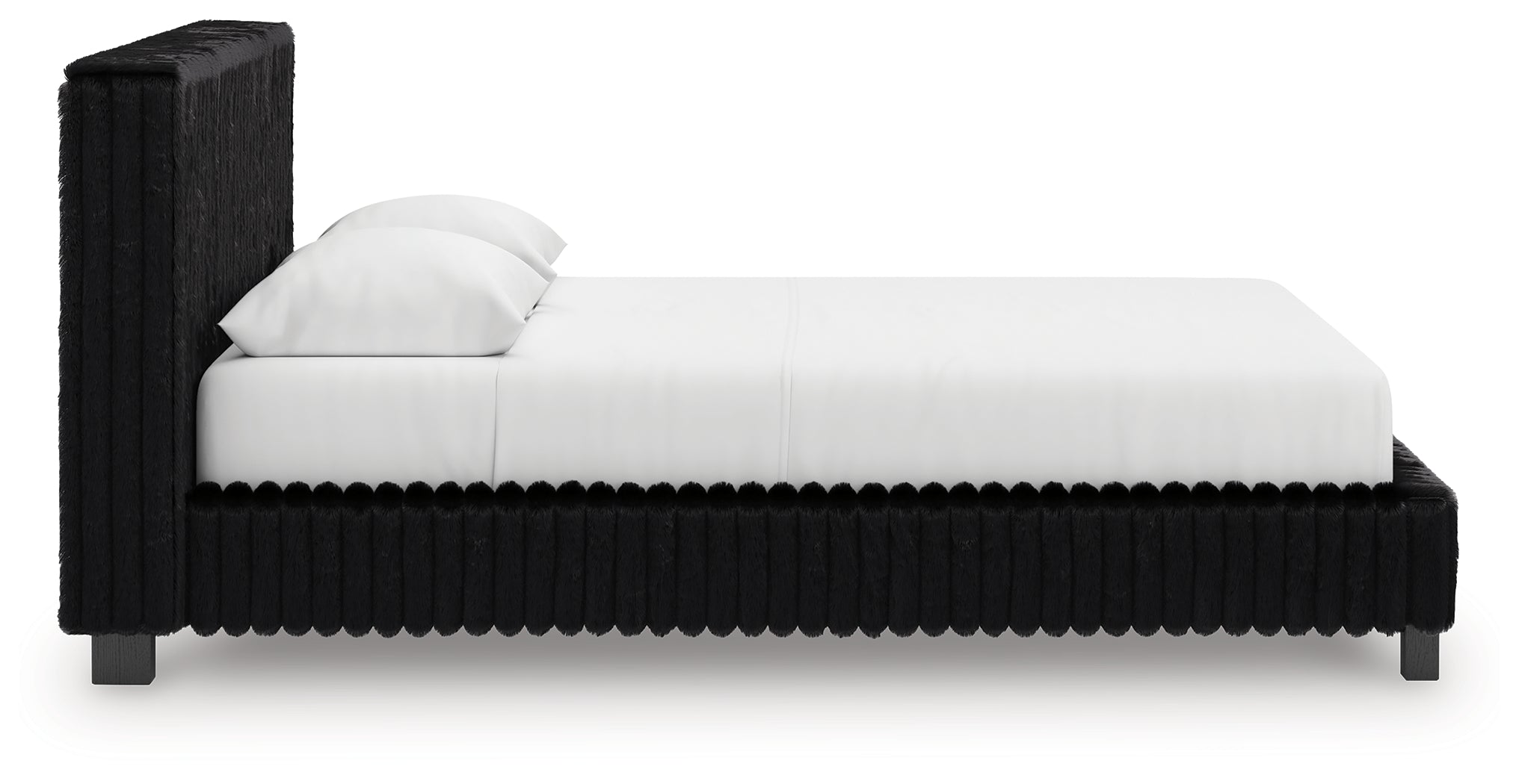 Zuraleus Black Queen Upholstered Bed - PCB3380B8