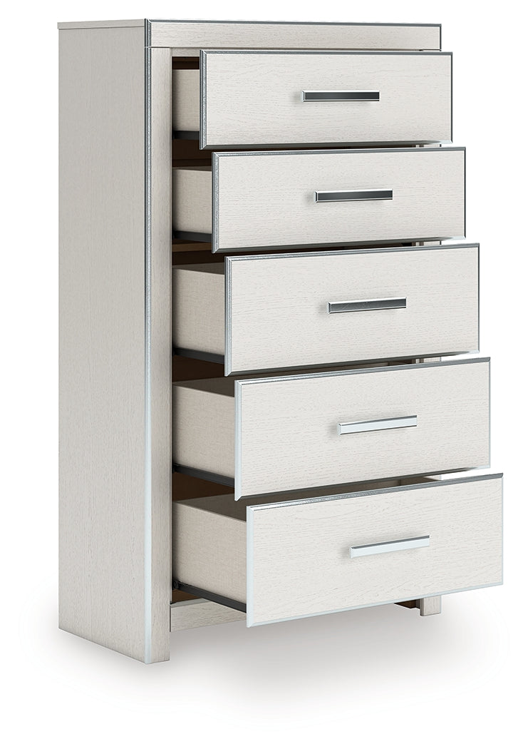 Zuraleus White Chest of Drawers - PCB3381-46