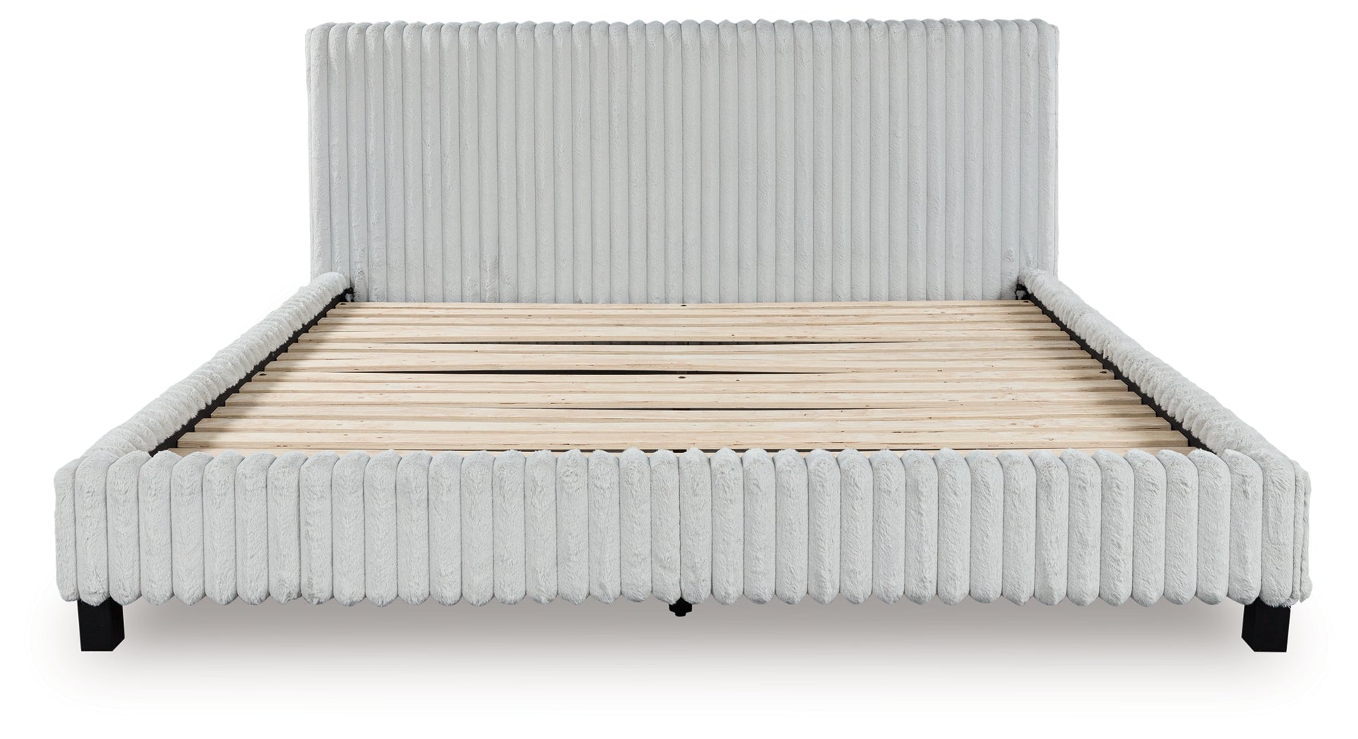 Zuraleus White King Upholstered Bed - PCB3381B13