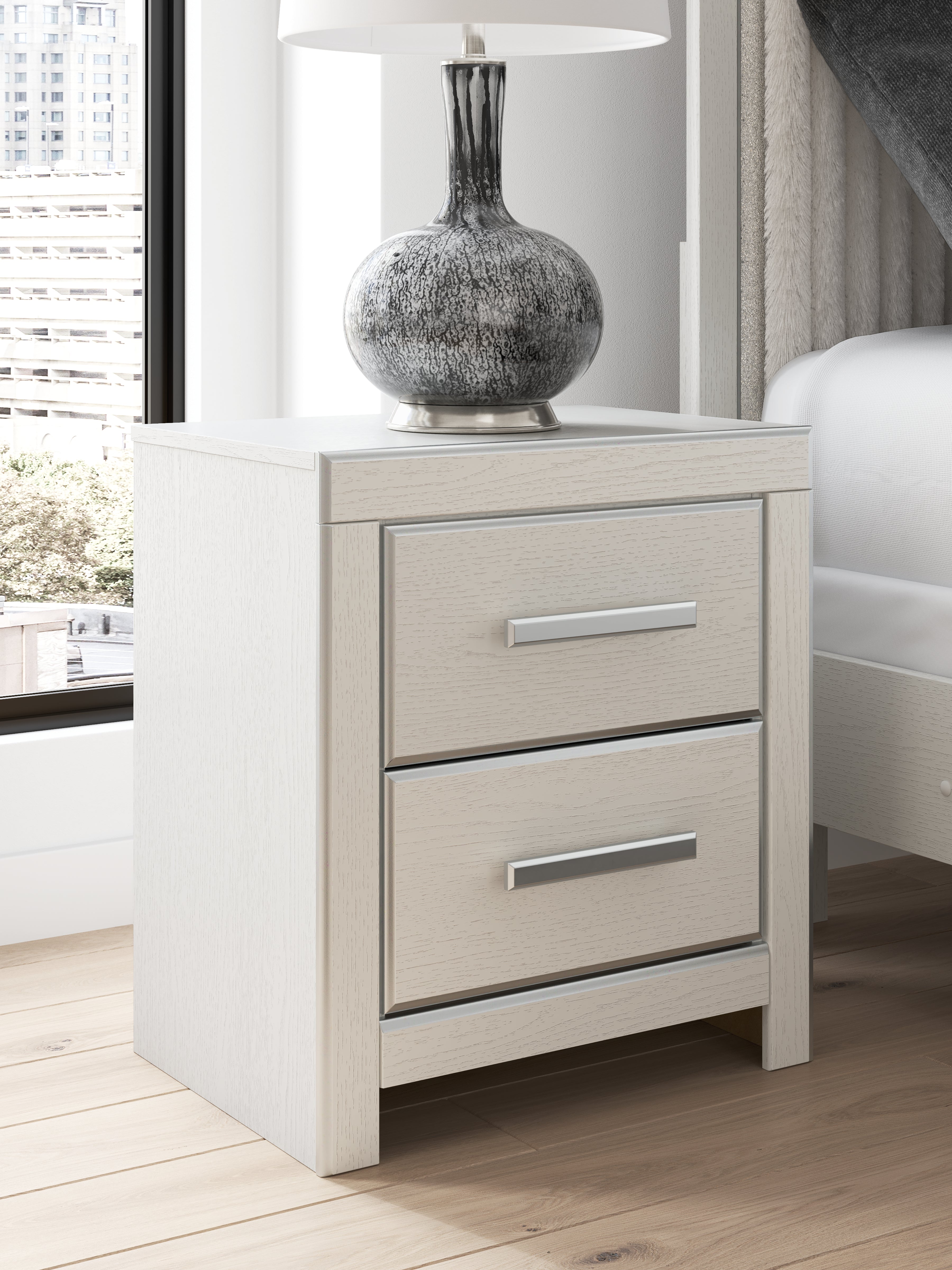 Zuraleus White Nightstand - PCB3381-92