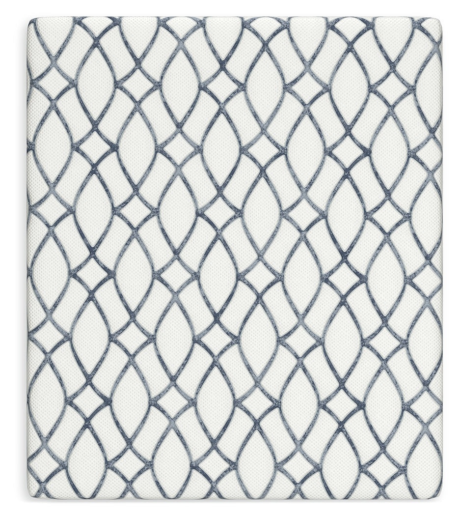 10 Inch Chime Elite 2.0 White/Blue California King Mattress - M42551 - Bien Home Furniture & Electronics