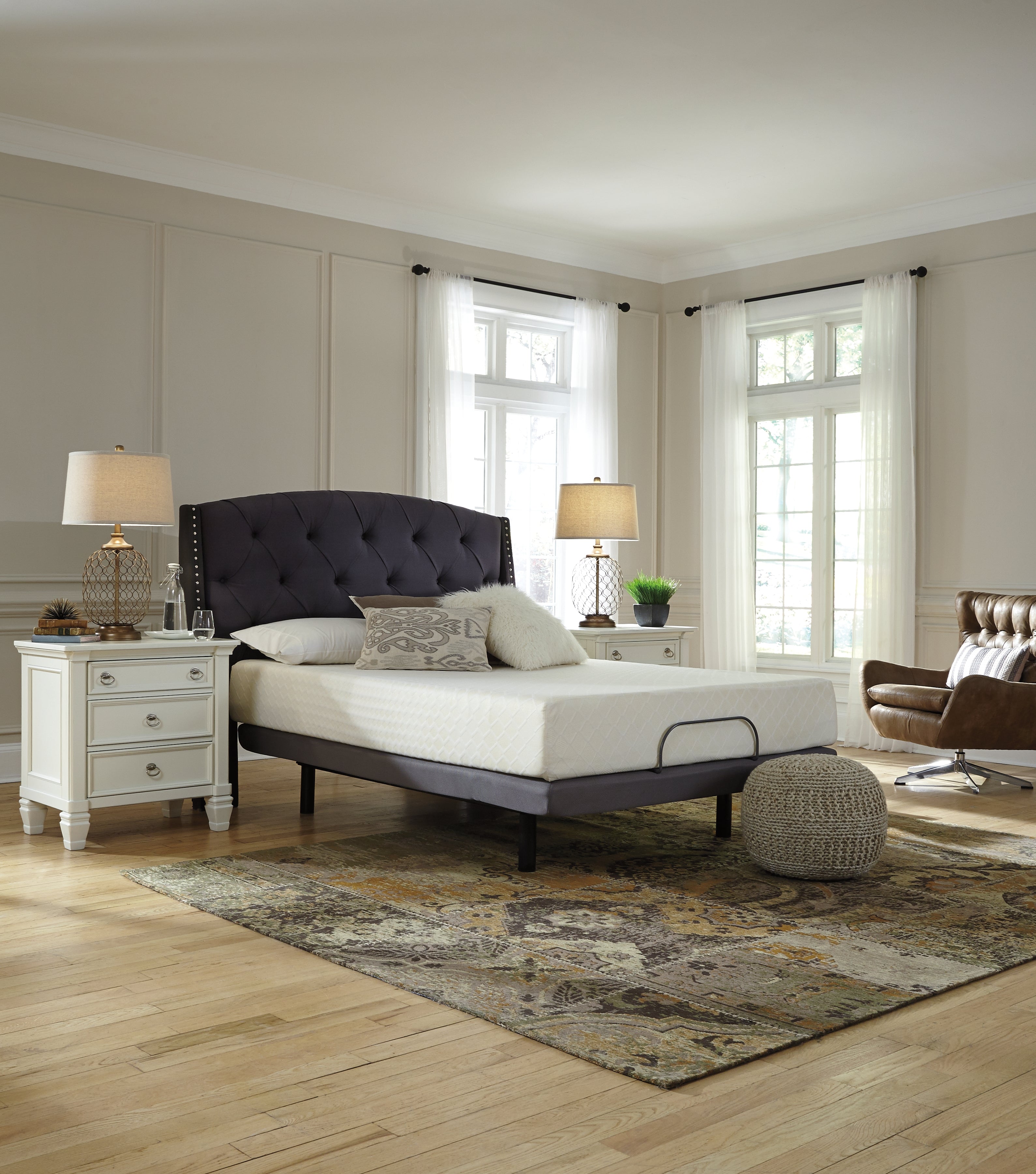 10 Inch Chime Memory Foam White California King Mattress in a Box - M69951 - Bien Home Furniture & Electronics