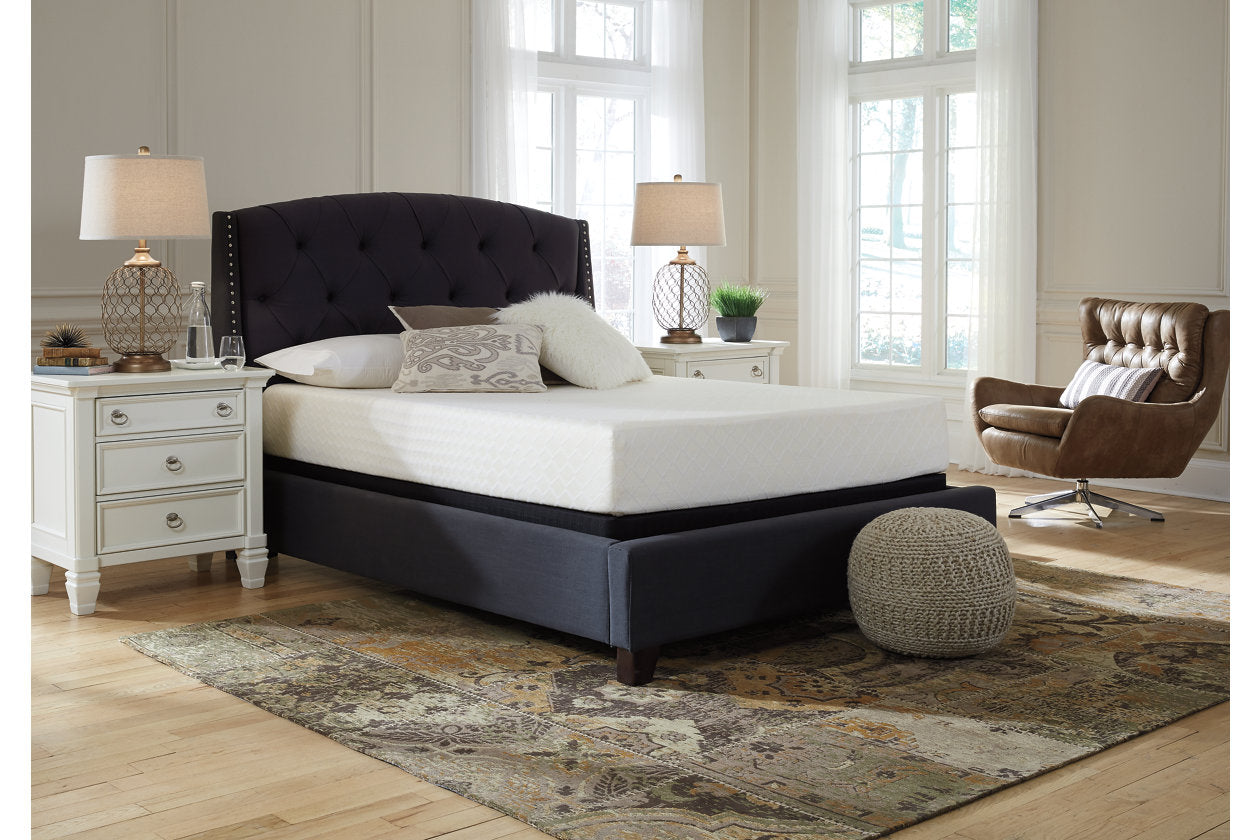 10 Inch Chime Memory Foam White Full Mattress in a Box - M69921 - Bien Home Furniture & Electronics