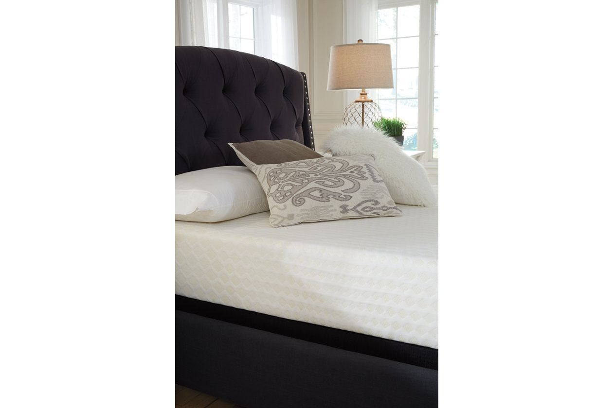 10 Inch Chime Memory Foam White King Mattress in a Box - M69941 - Bien Home Furniture &amp; Electronics