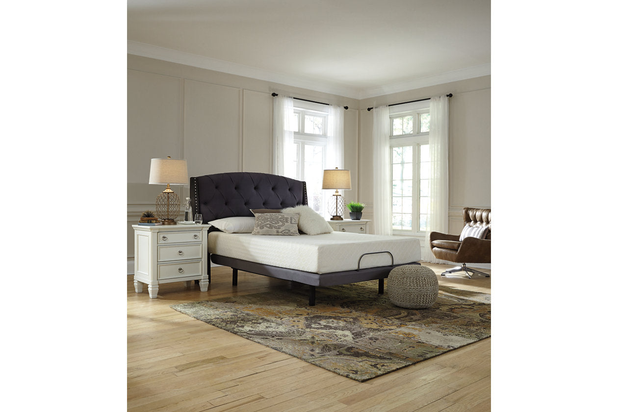 10 Inch Chime Memory Foam White Queen Mattress in a Box - M69931 - Bien Home Furniture &amp; Electronics