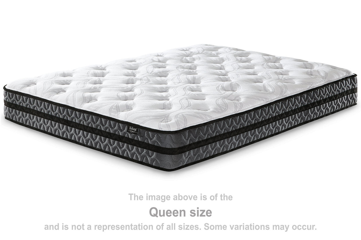 10 Inch Pocketed Hybrid White King Mattress - M58941 - Bien Home Furniture &amp; Electronics