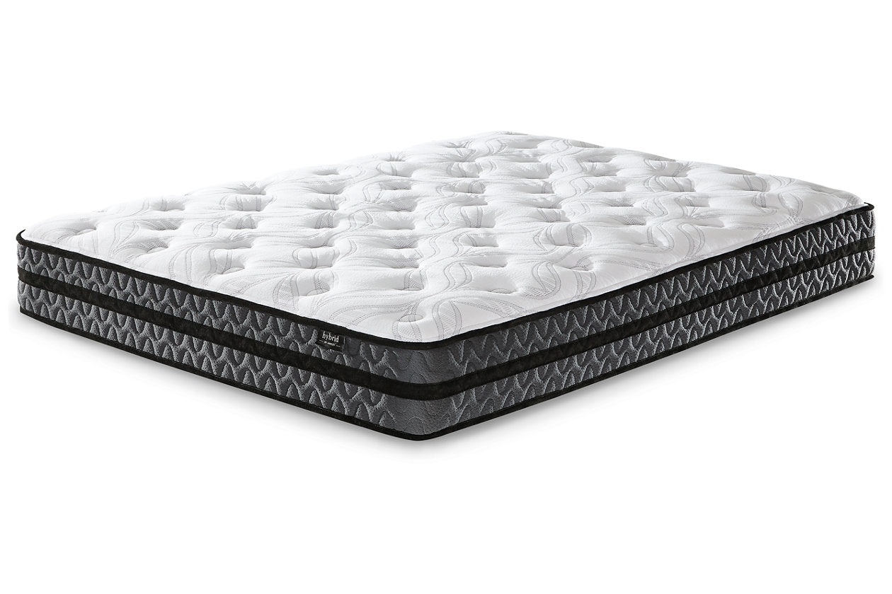 10 Inch Pocketed Hybrid White Queen Mattress - M58931 - Bien Home Furniture & Electronics