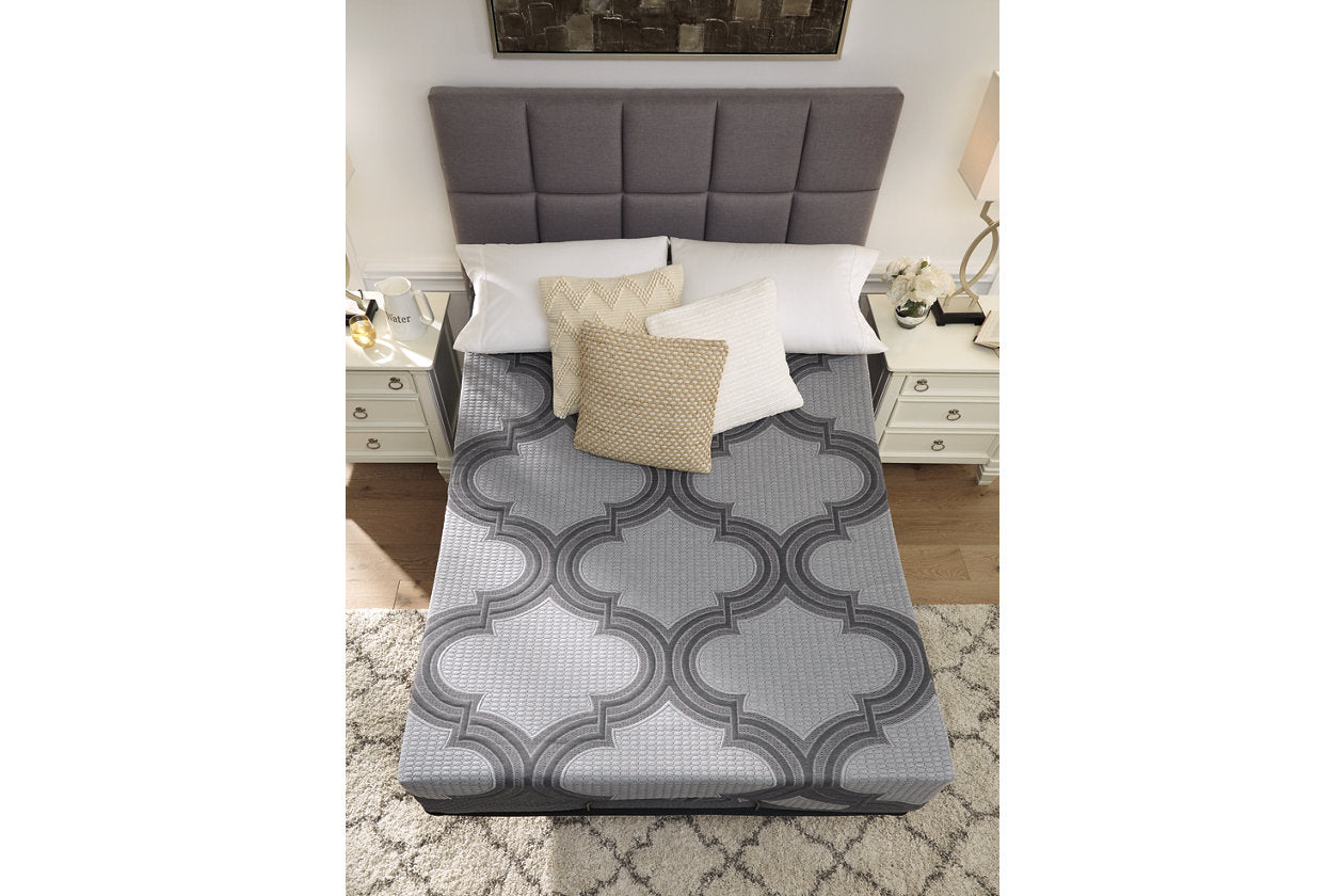 12 Inch Ashley Hybrid Gray King Mattress - M62841 - Bien Home Furniture &amp; Electronics