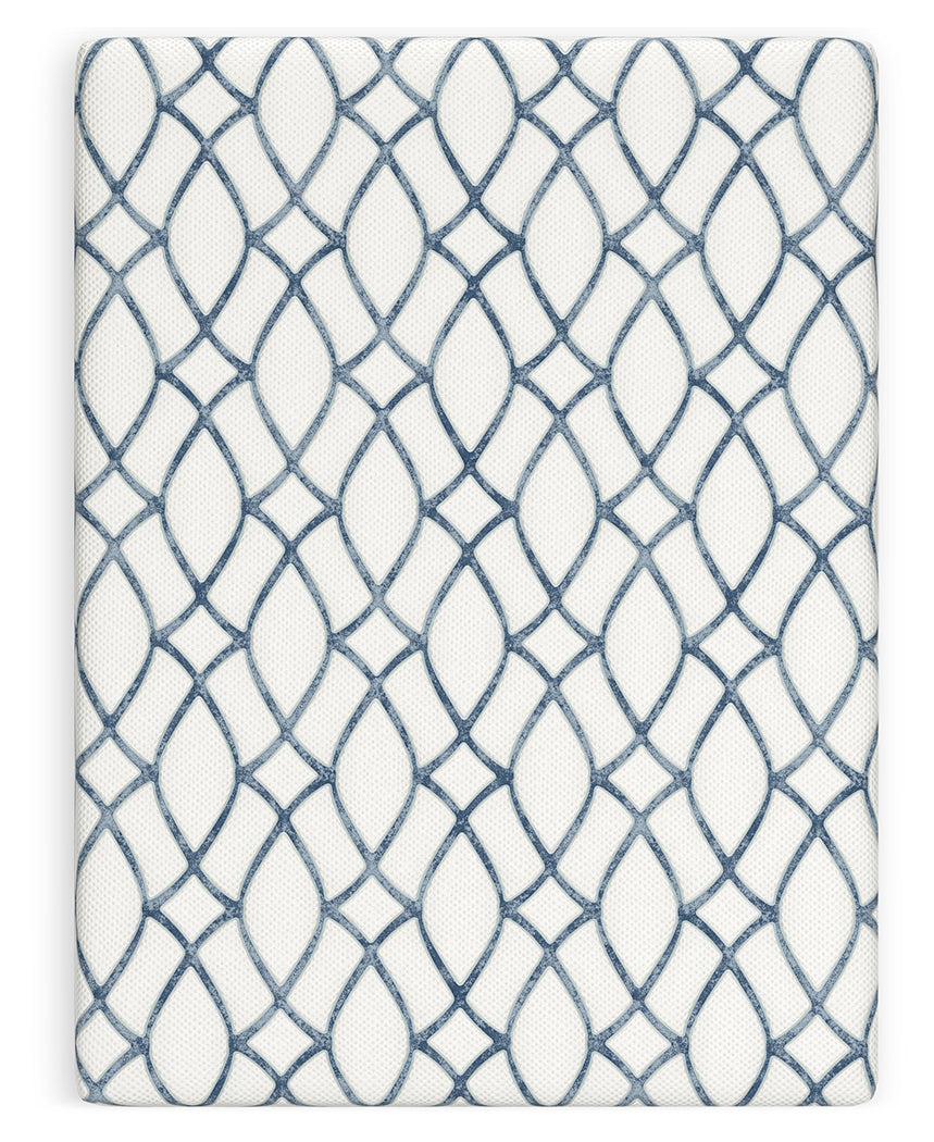 12 Inch Chime Elite 2.0 White/Blue Full Mattress - M42621 - Bien Home Furniture & Electronics