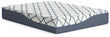 12 Inch Chime Elite 2.0 White/Blue Queen Mattress - M42631 - Bien Home Furniture & Electronics