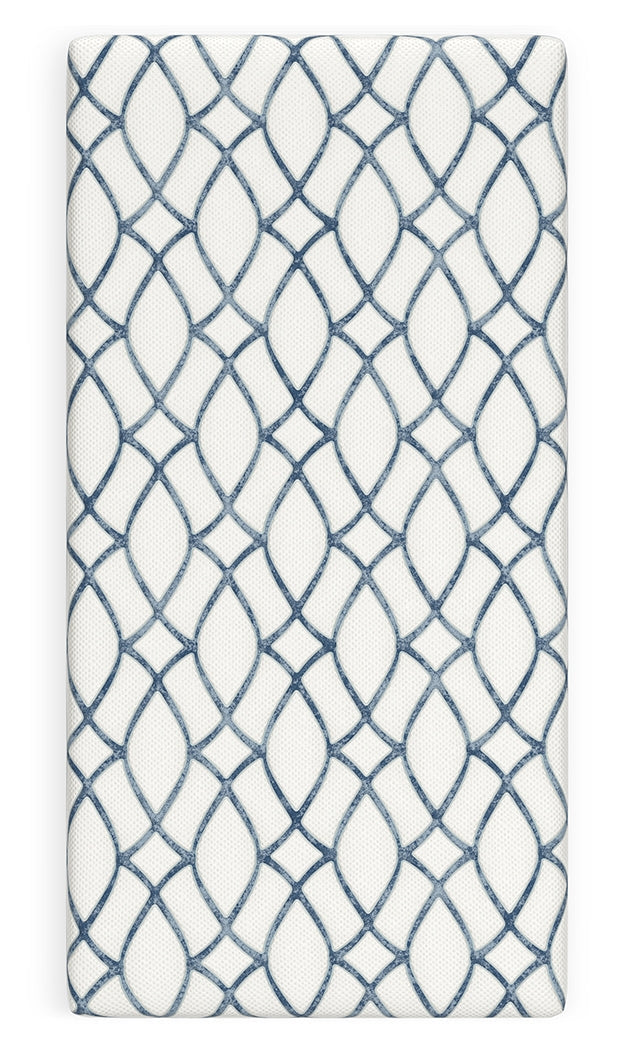 12 Inch Chime Elite 2.0 White/Blue Twin Mattress - M42611 - Bien Home Furniture & Electronics