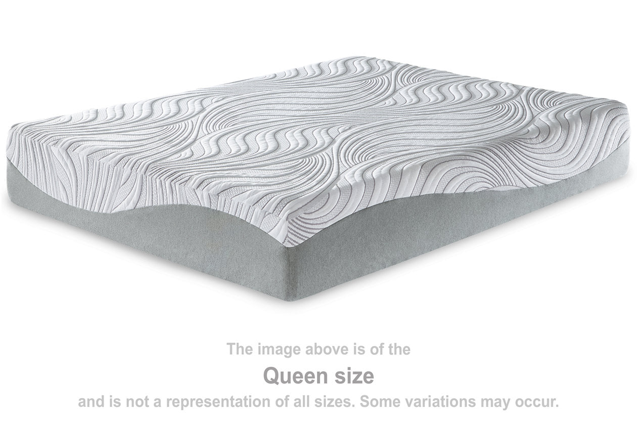 12 Inch Memory Foam White King Mattress - M59341 - Bien Home Furniture & Electronics