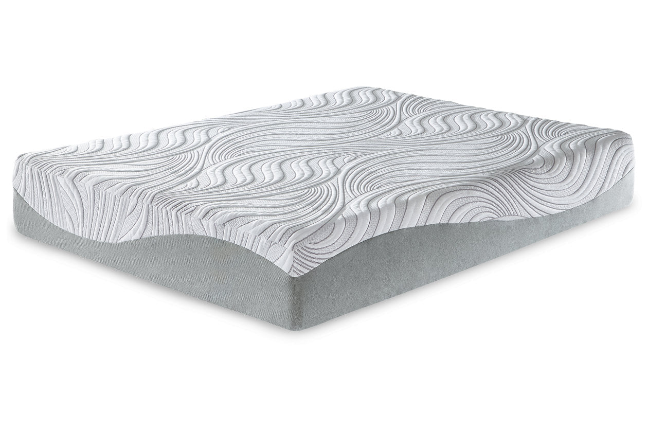 12 Inch Memory Foam White Queen Mattress - M59331 - Bien Home Furniture &amp; Electronics