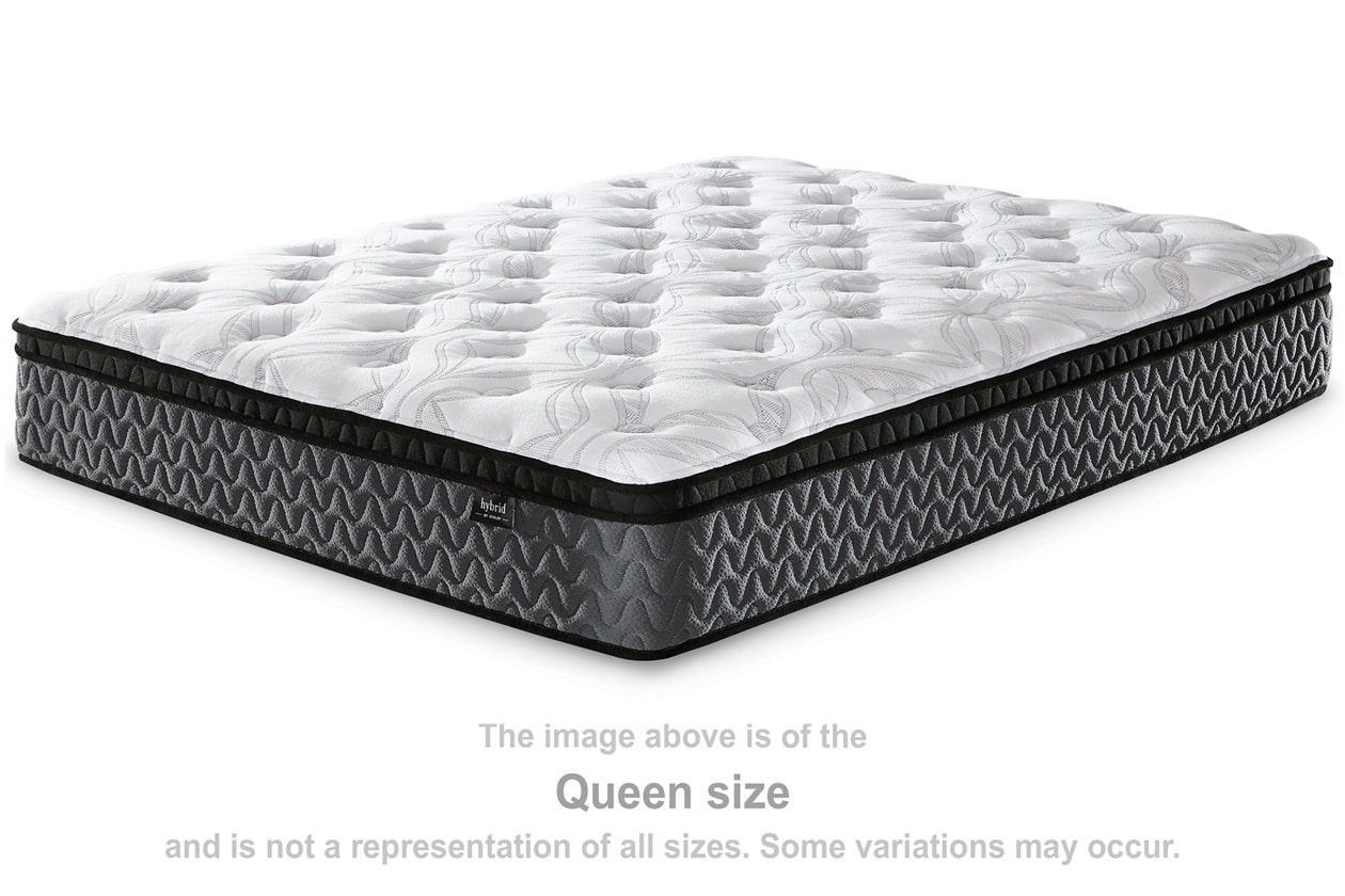 12 Inch Pocketed Hybrid White Full Mattress - M59021 - Bien Home Furniture & Electronics
