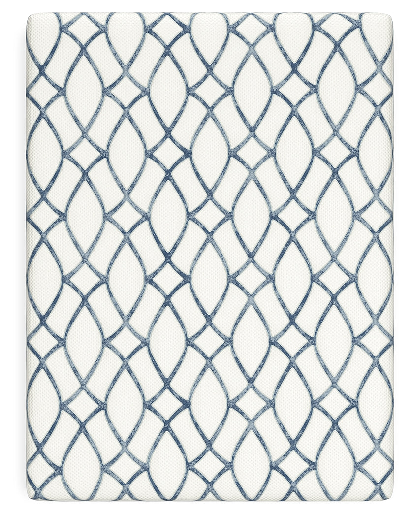 14 Inch Chime Elite 2.0 White/Blue Queen Mattress - M42731 - Bien Home Furniture & Electronics