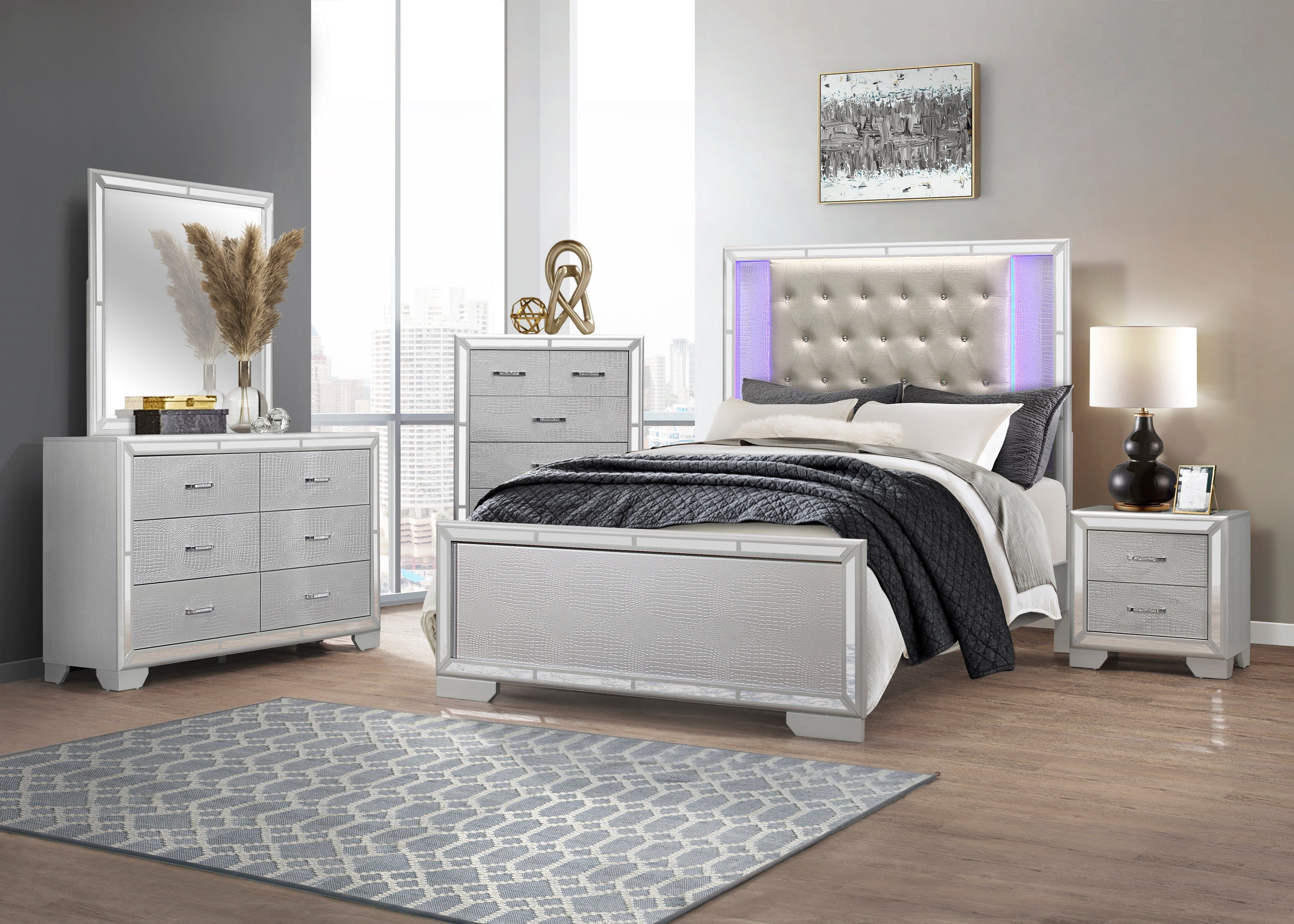 1428SV-1* (3) Queen Bed - 1428SV-1* - Bien Home Furniture & Electronics