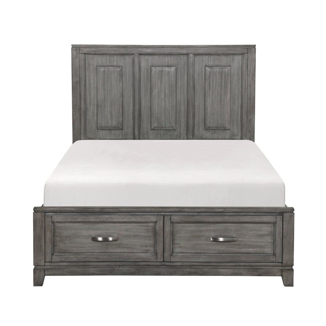 1450K-1EK* (3) Eastern King Platform Bed with Footboard Storage - 1450K-1EK* - Bien Home Furniture & Electronics