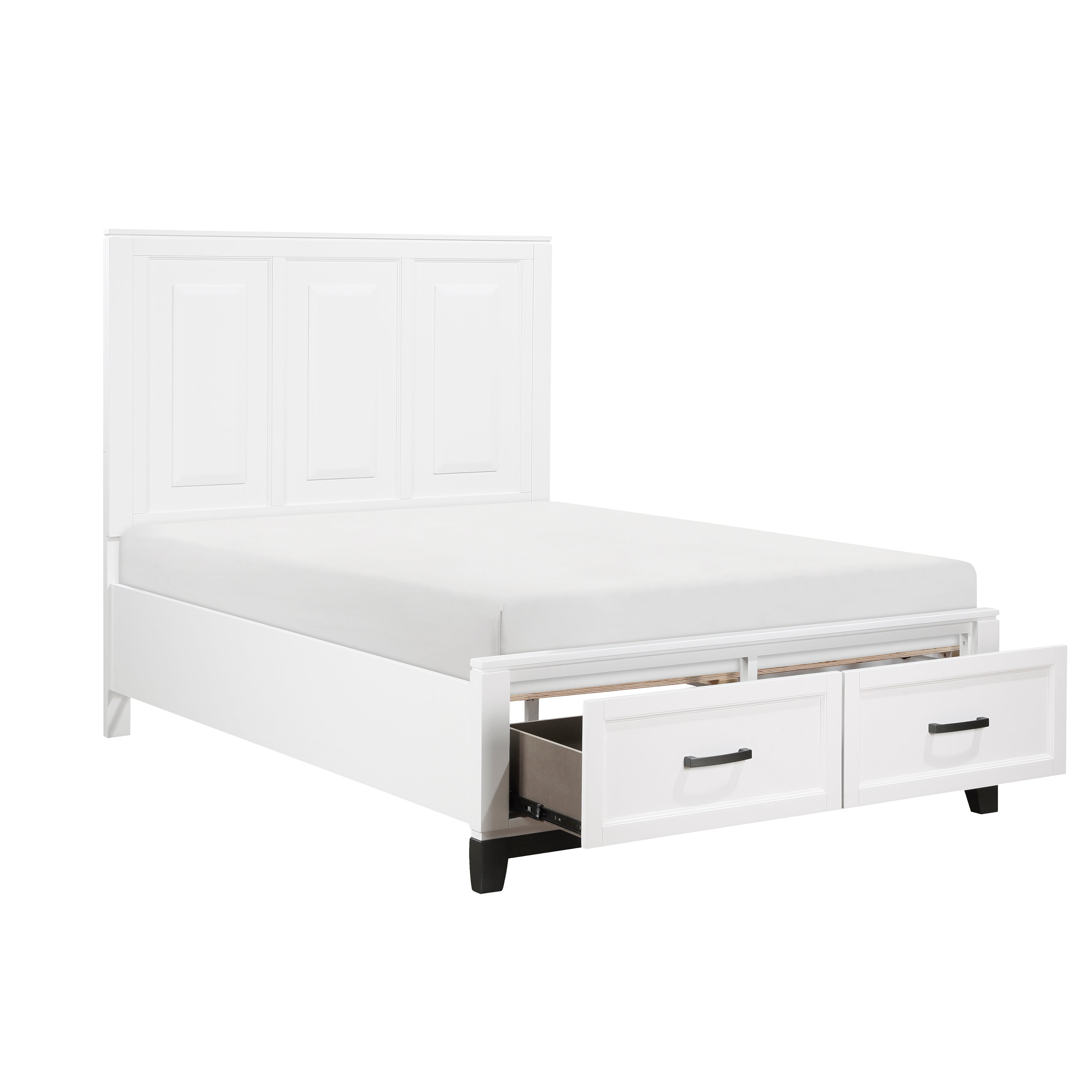 1450WHF-1* (3) Full Platform Bed with Footboard Storage - 1450WHF-1* - Bien Home Furniture & Electronics