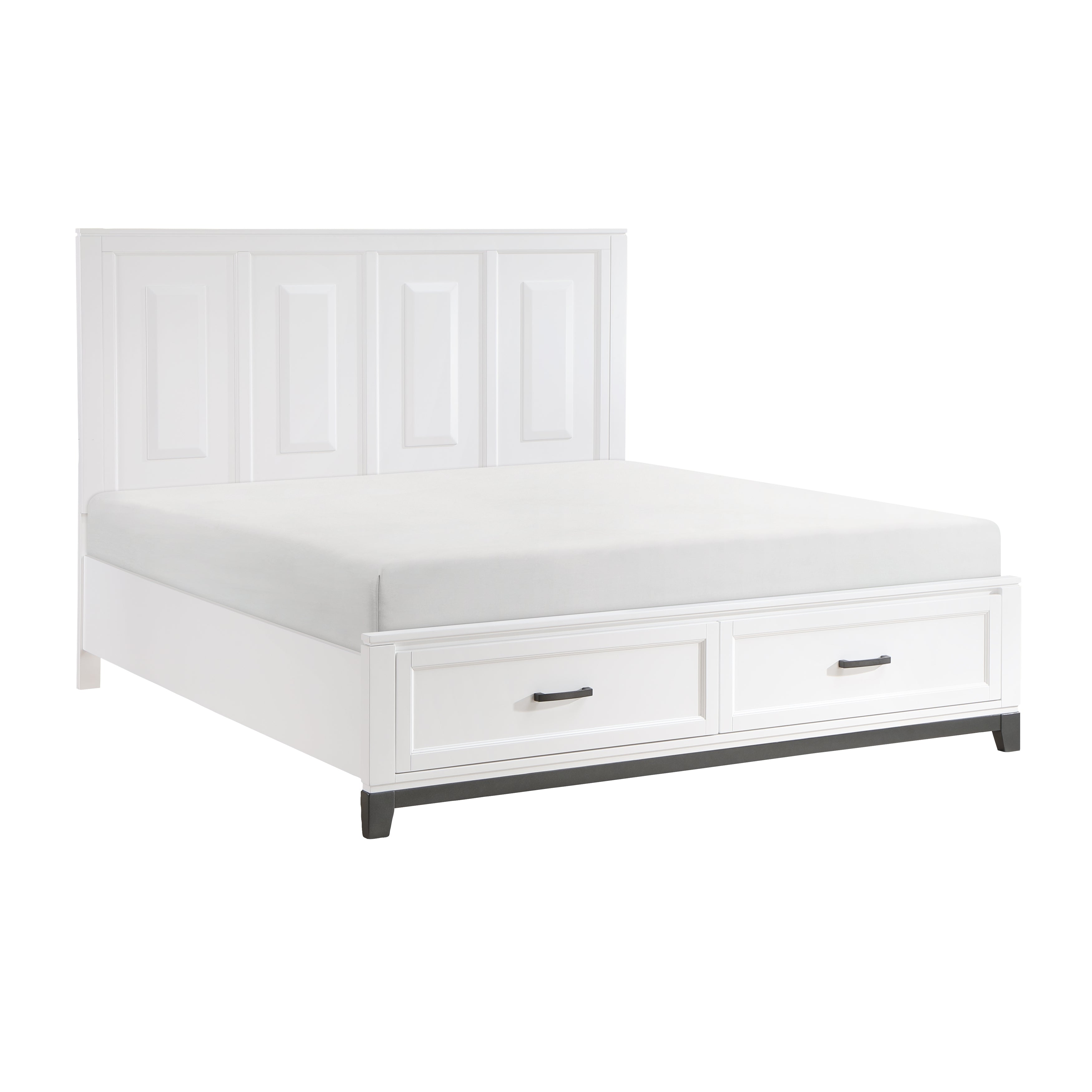1450WHK-1EK* (3) Eastern King Platform Bed with Footboard Storage - 1450WHK-1EK* - Bien Home Furniture & Electronics