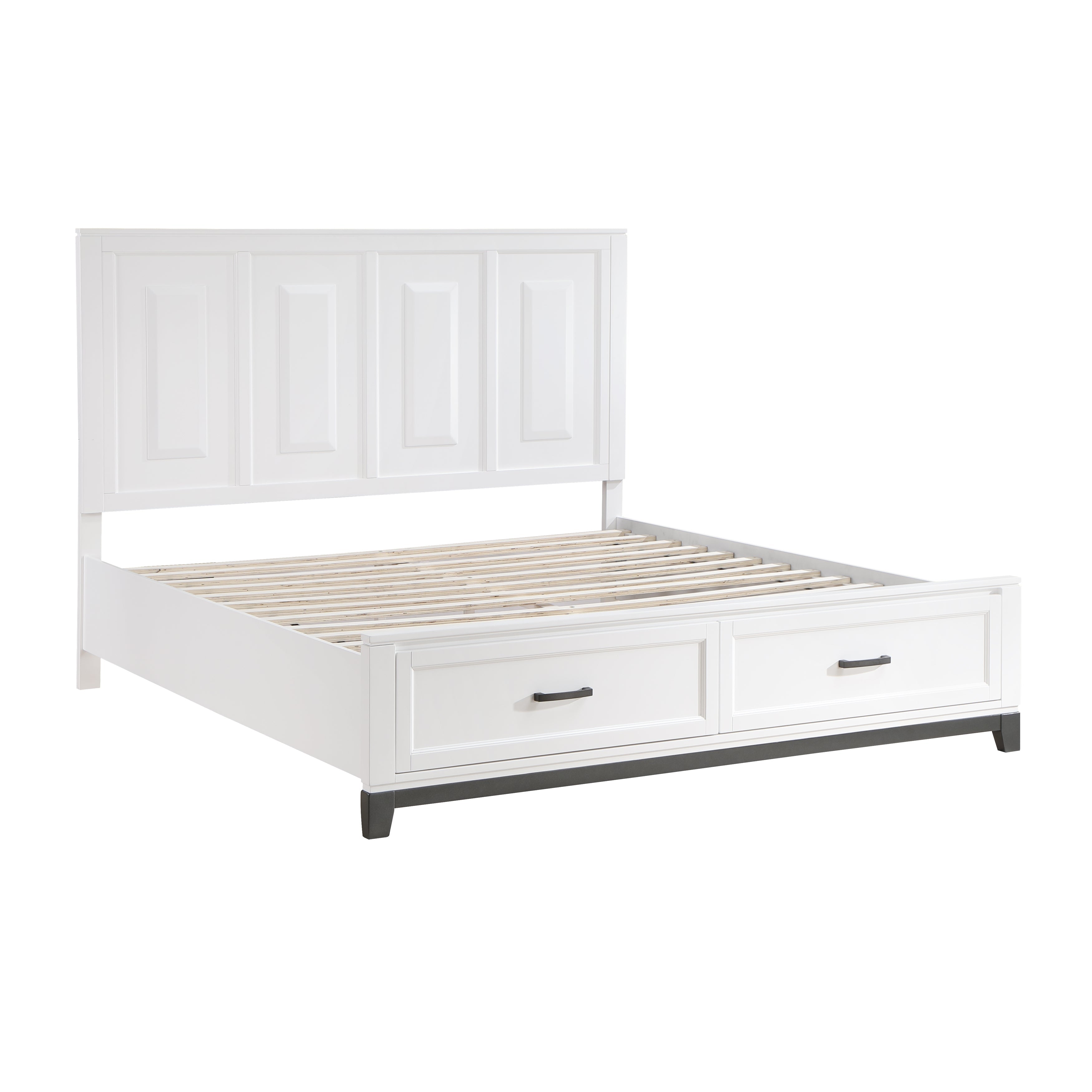 1450WHK-1EK* (3) Eastern King Platform Bed with Footboard Storage - 1450WHK-1EK* - Bien Home Furniture & Electronics