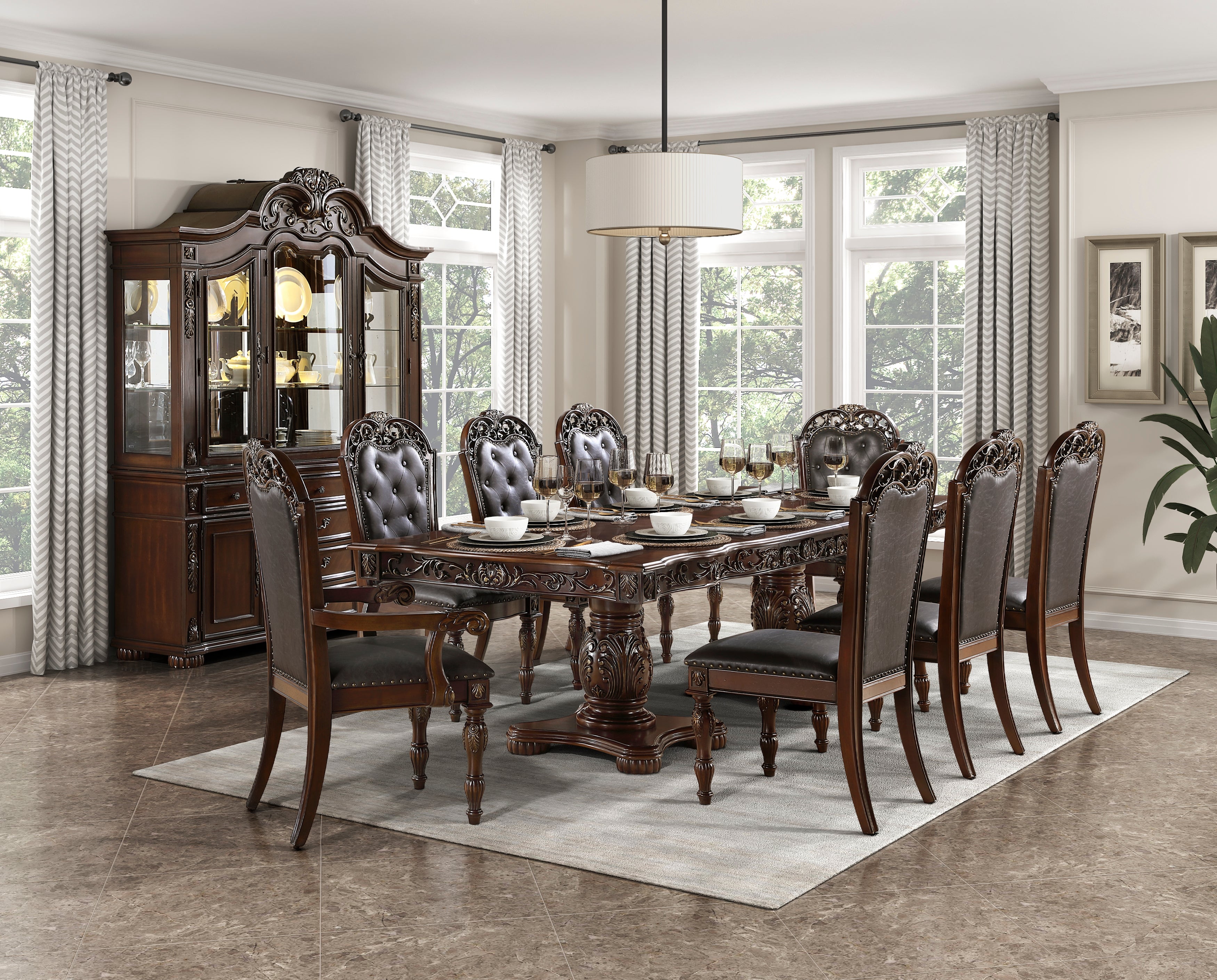 1468-108* (2) Dining Table - 1468-108* - Bien Home Furniture & Electronics