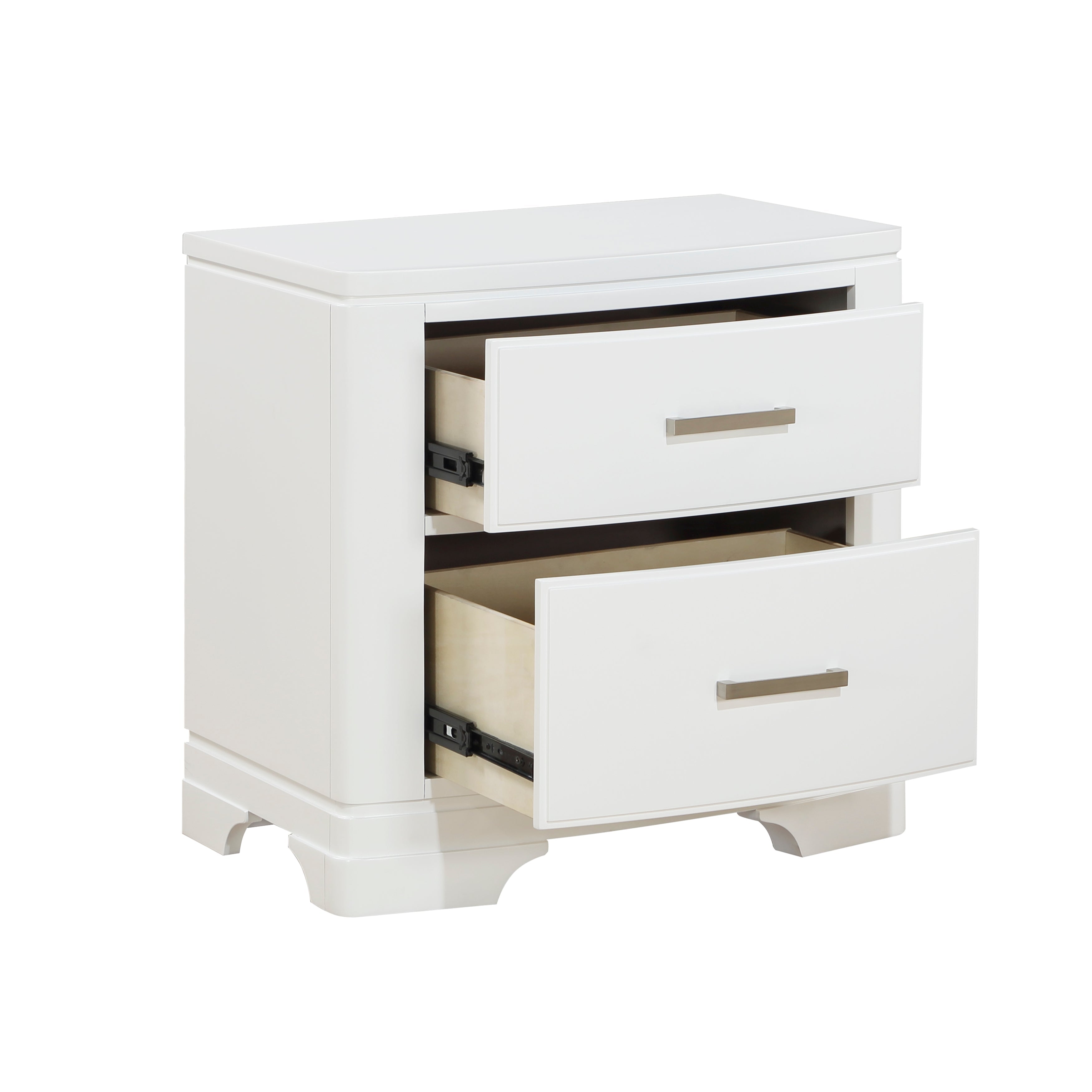1520WHT-1*4 4pc Set (TB+NS+DR+MR) - 1520WHT-1*4 - Bien Home Furniture & Electronics