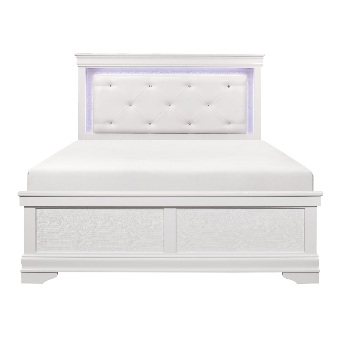 1556WF-1* (2) Full Bed with LED Lighting - 1556WF-1* - Bien Home Furniture & Electronics