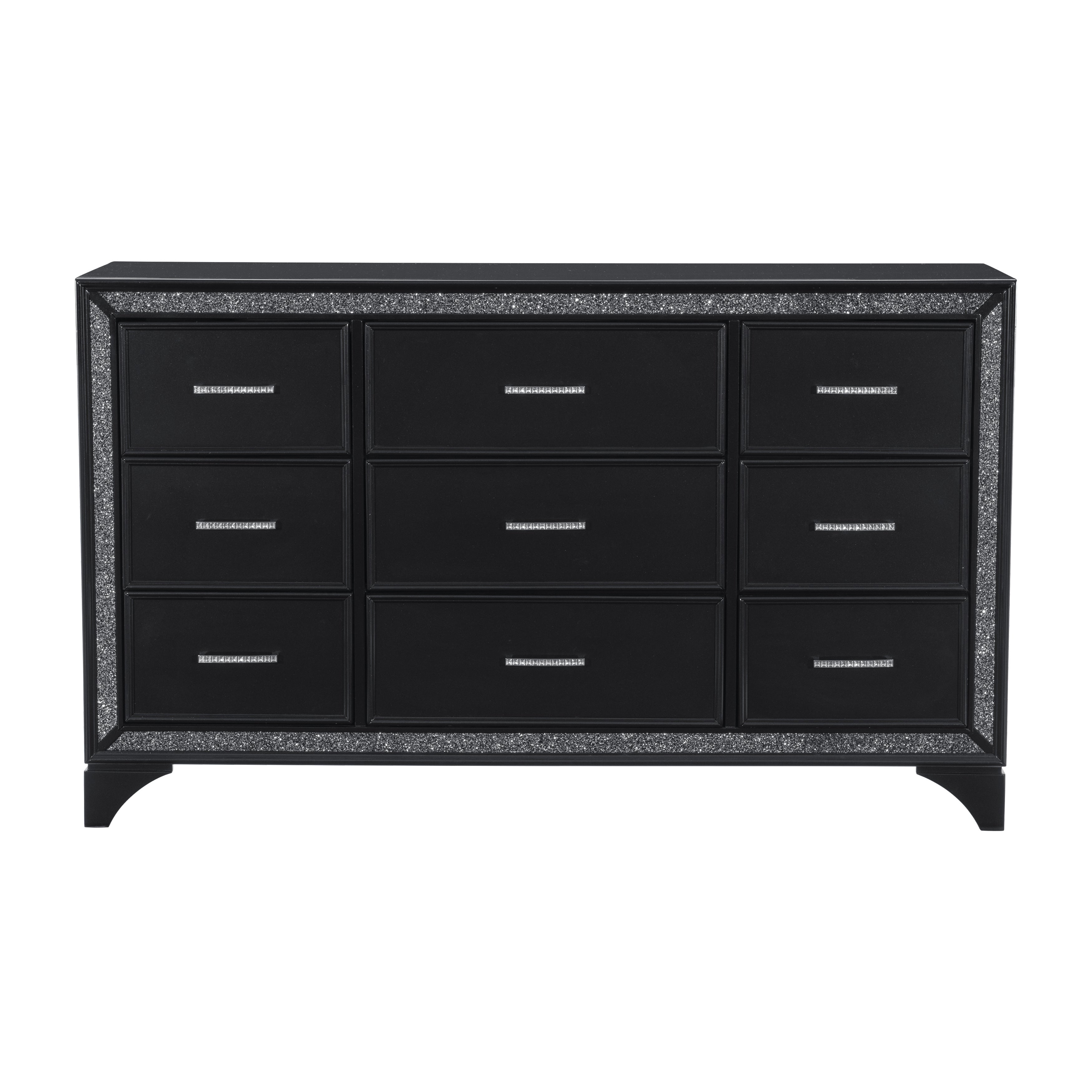 1572BK-1*4 4pc Set (QB+NS+DR+MR) - 1572BK-1*4 - Bien Home Furniture & Electronics